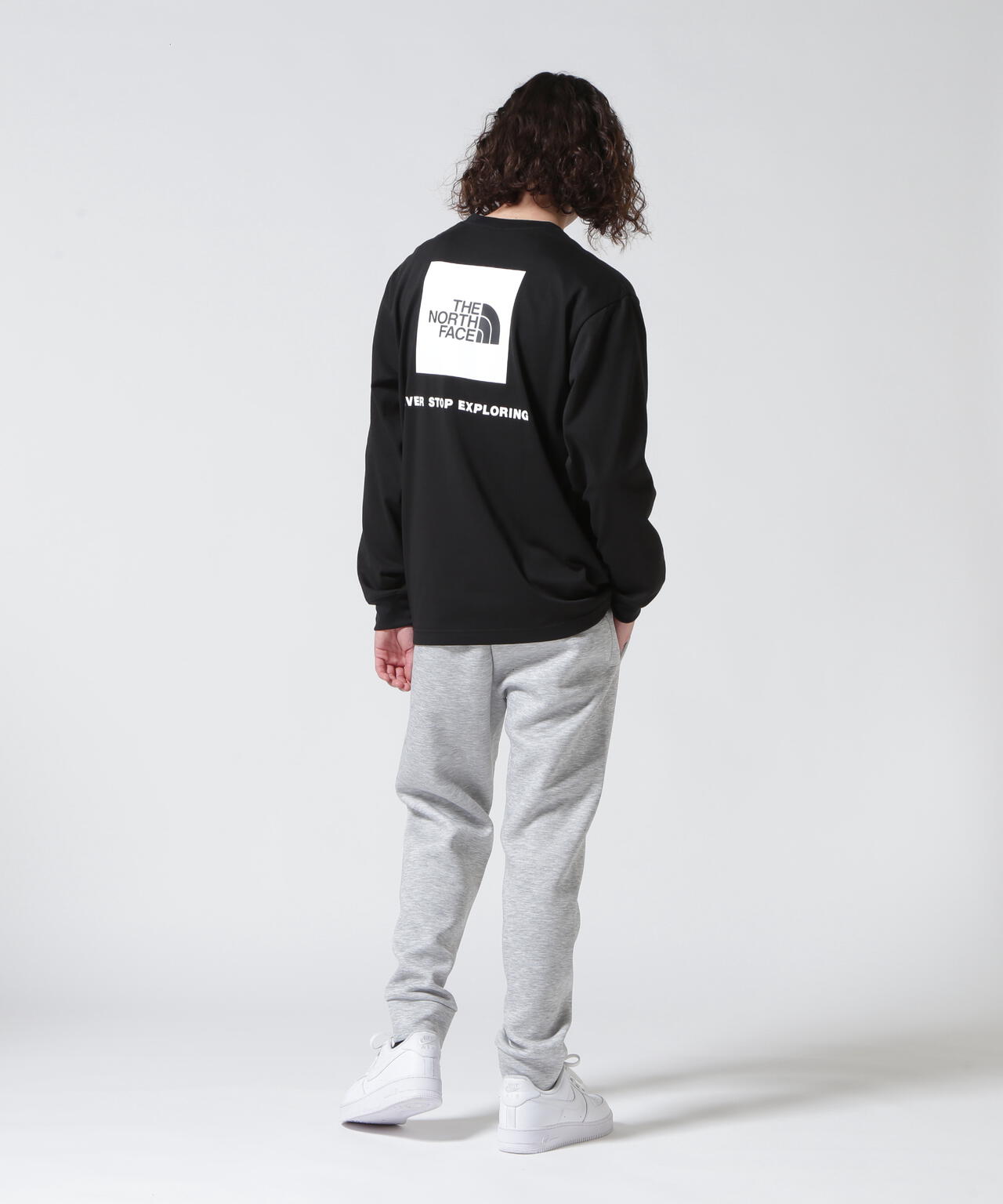 THE NORTH FACE(ザ・ノース・フェイス)L/S Back Square Logo Tee