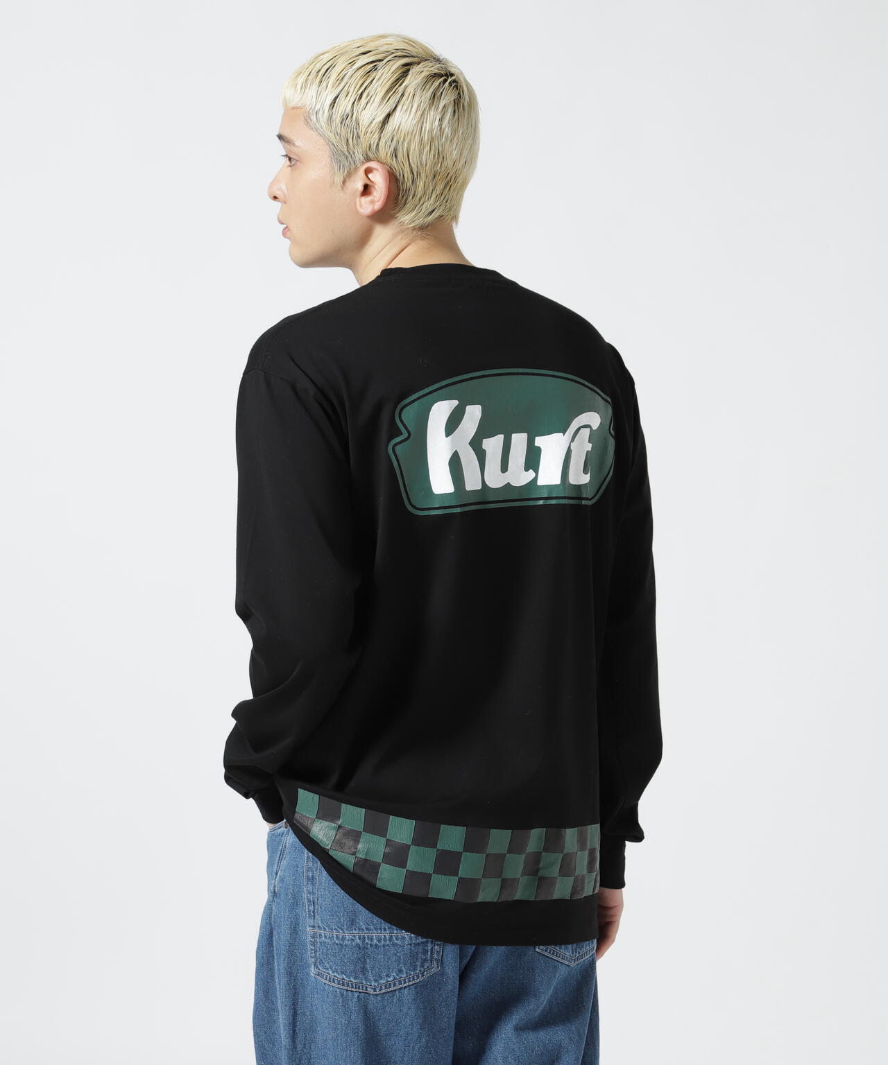 SURT ×K (CarService / YouthQuake)KURT checker-L/S