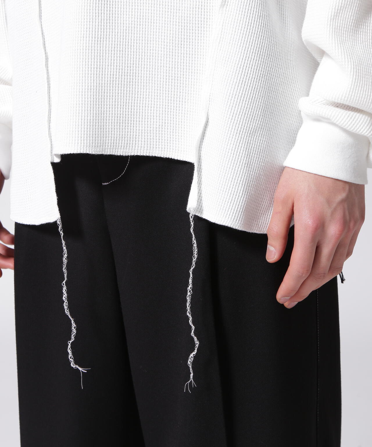 DISCOVERED(ディスカバード)別注DAMAGE WAFFLE CUTSEWN