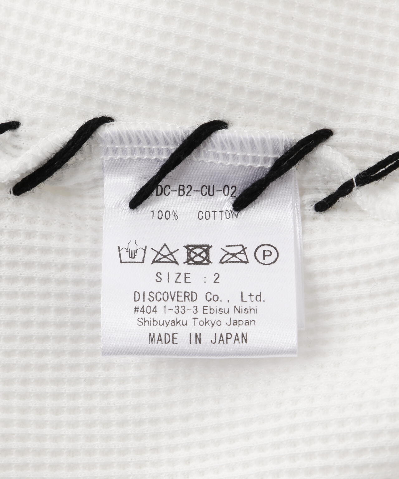 DISCOVERED(ディスカバード)別注DAMAGE WAFFLE CUTSEWN