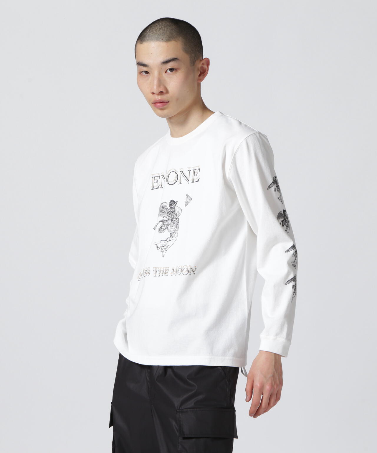 ENONE エノン/ACROSS THE MOON PRINT TEE