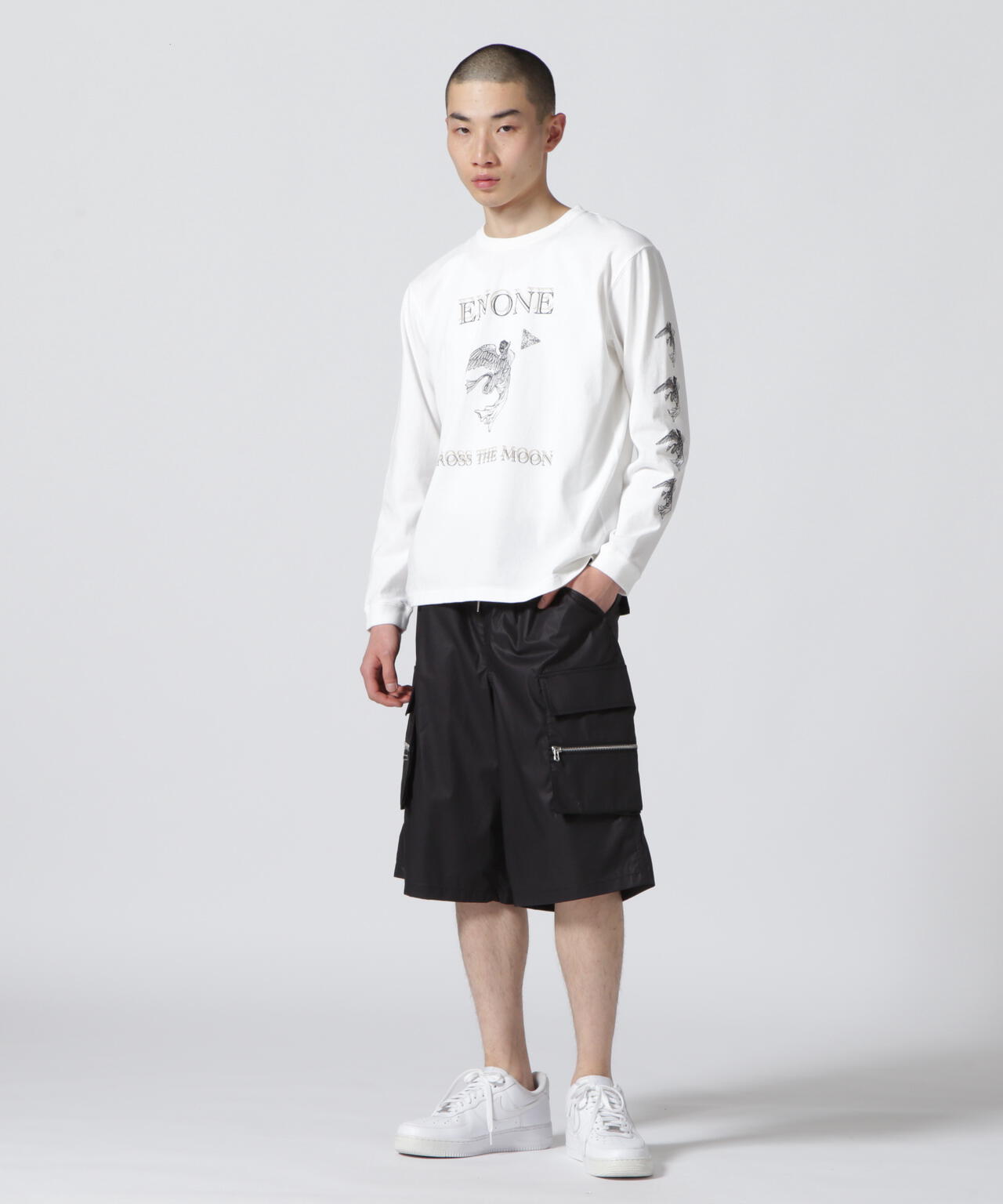ENONE エノン/ACROSS THE MOON PRINT TEE