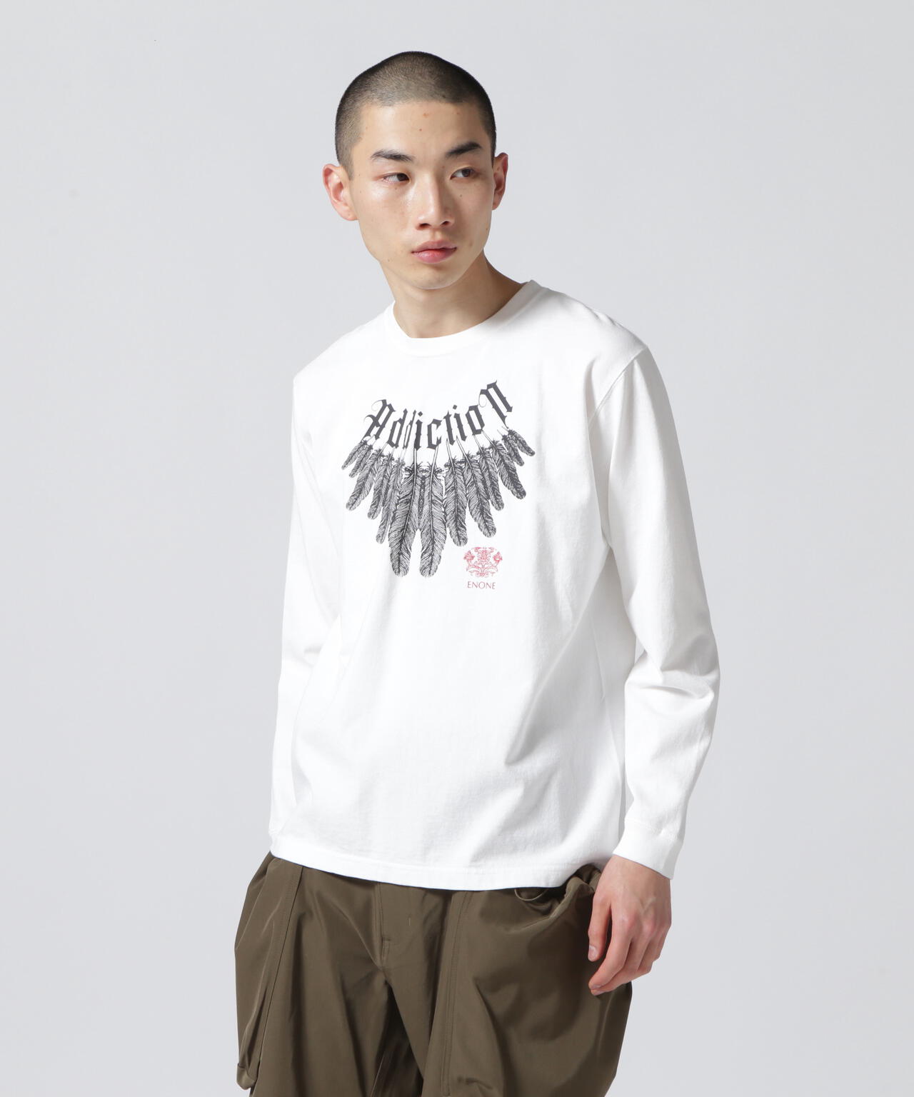 ENONE エノン/ ADDICTION PRINT TEE