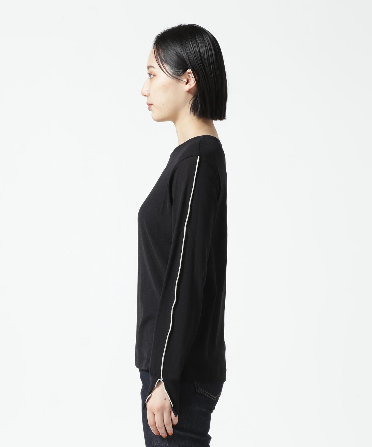 DROIT BELLO(ドロイトベロ) シアーメローロングTシャツ