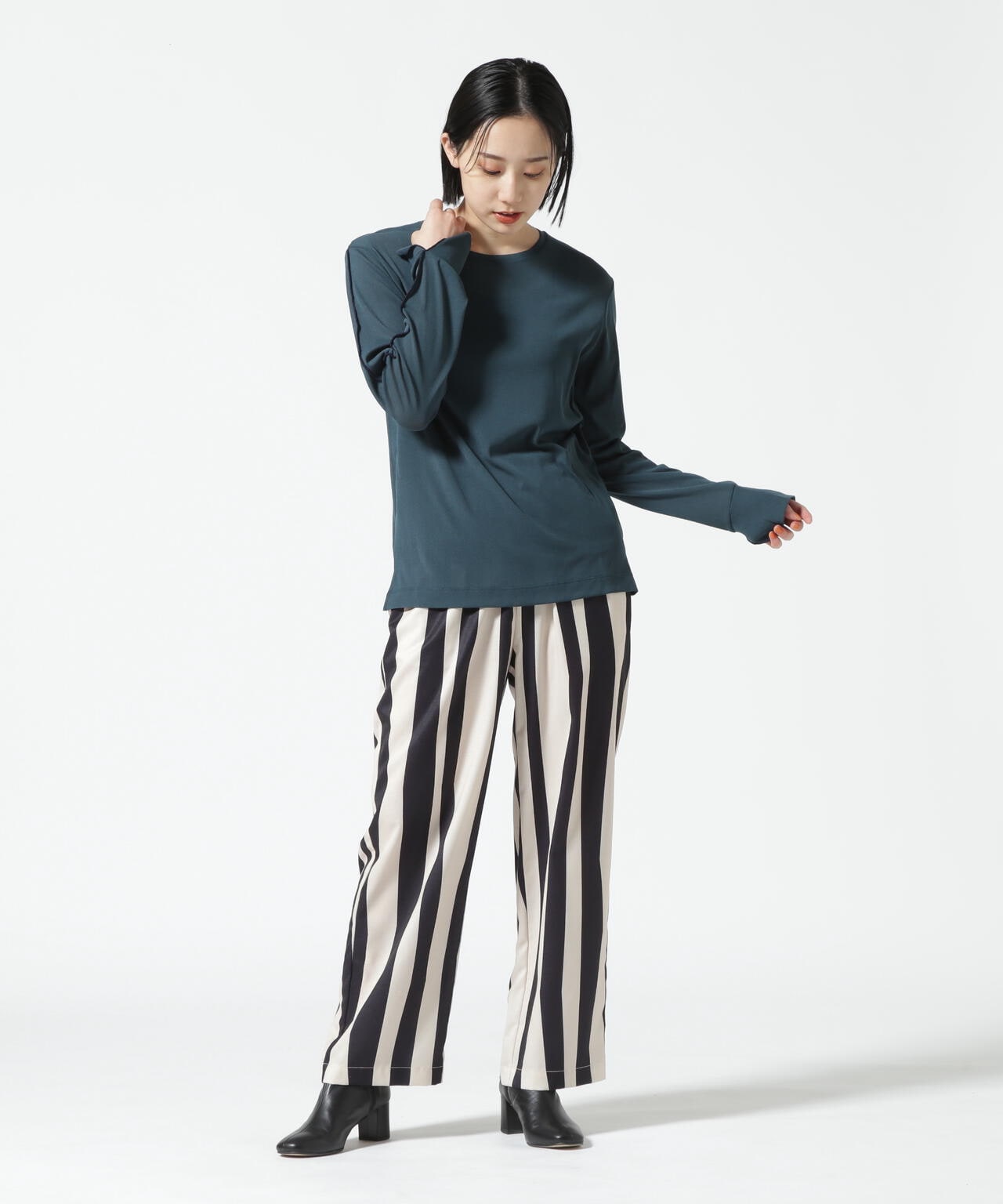 DROIT BELLO(ドロイトベロ) シアーメローロングTシャツ