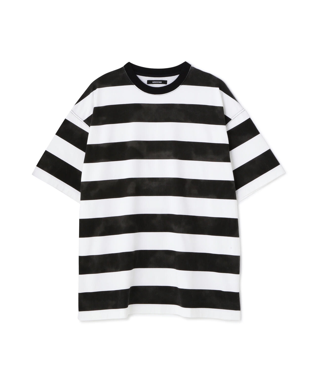MINEDENIM(マインデニム)Hazy Bold Border T-SH