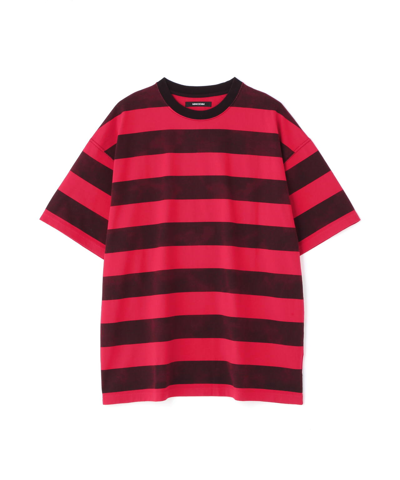 MINEDENIM(マインデニム)Hazy Bold Border T-SH