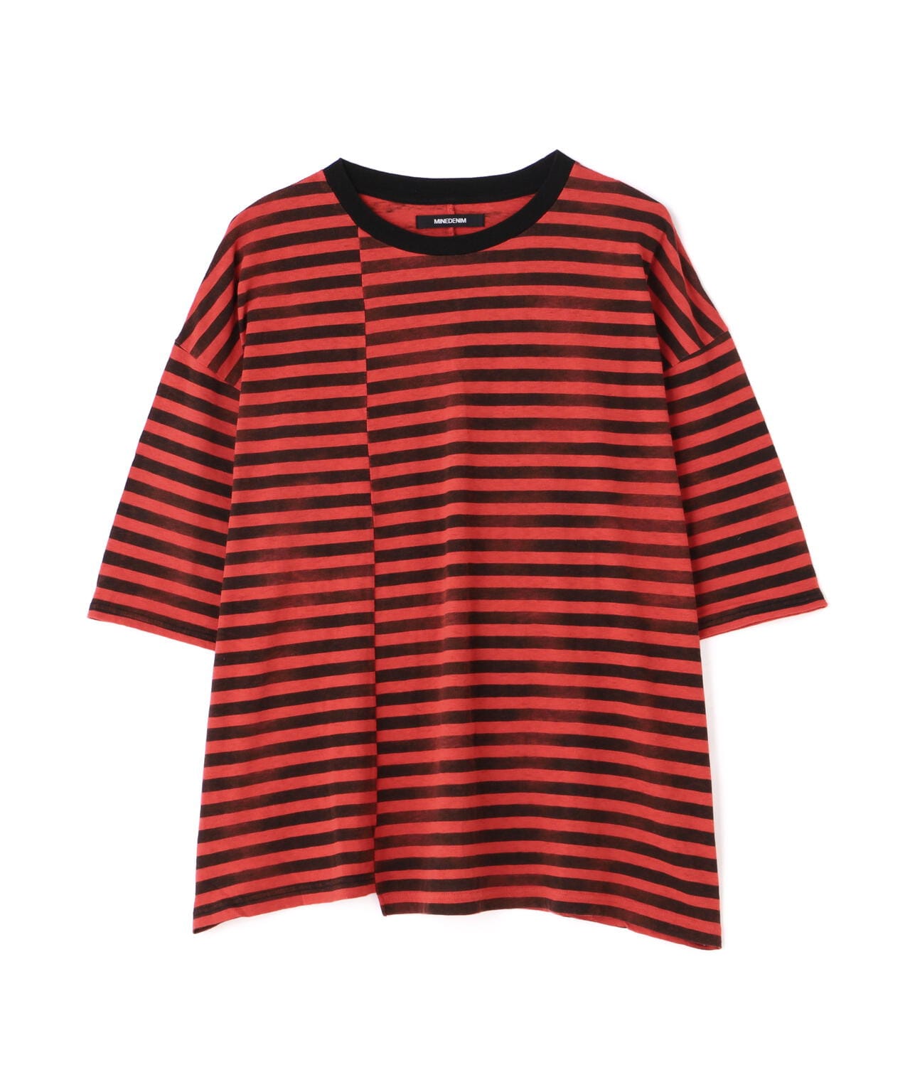 MINEDENIM(マインデニム)Hazy Border Uneven Loose T-SH