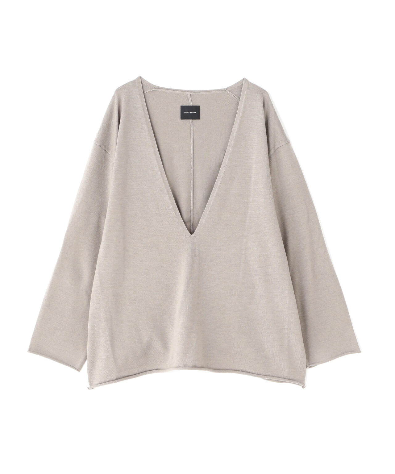 DROIT BELLO(ドロイトベロ) エルボーホールデザインニット