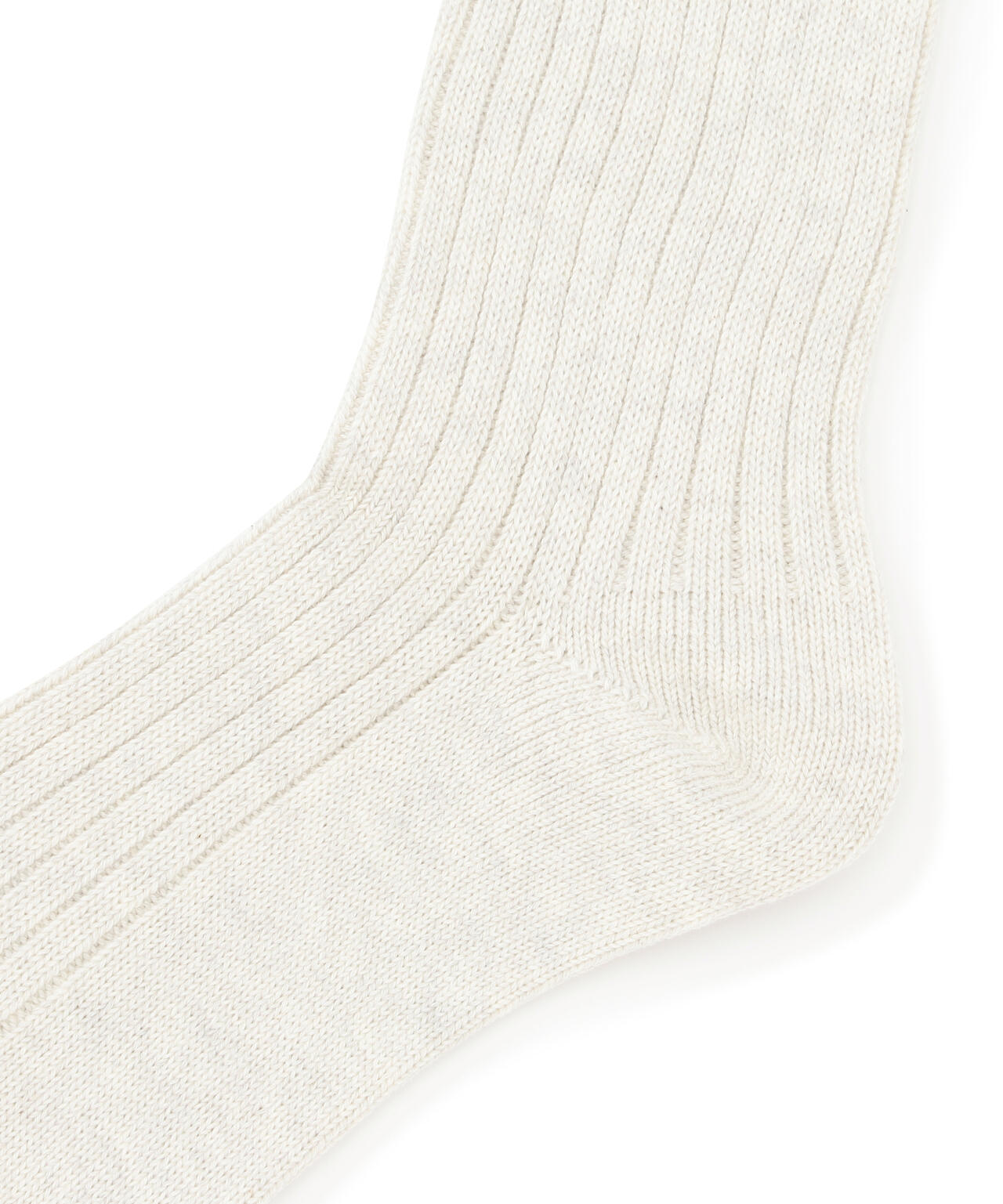 MARCOMONDE(マルコモンド)military cotton ribbed socks(Men)