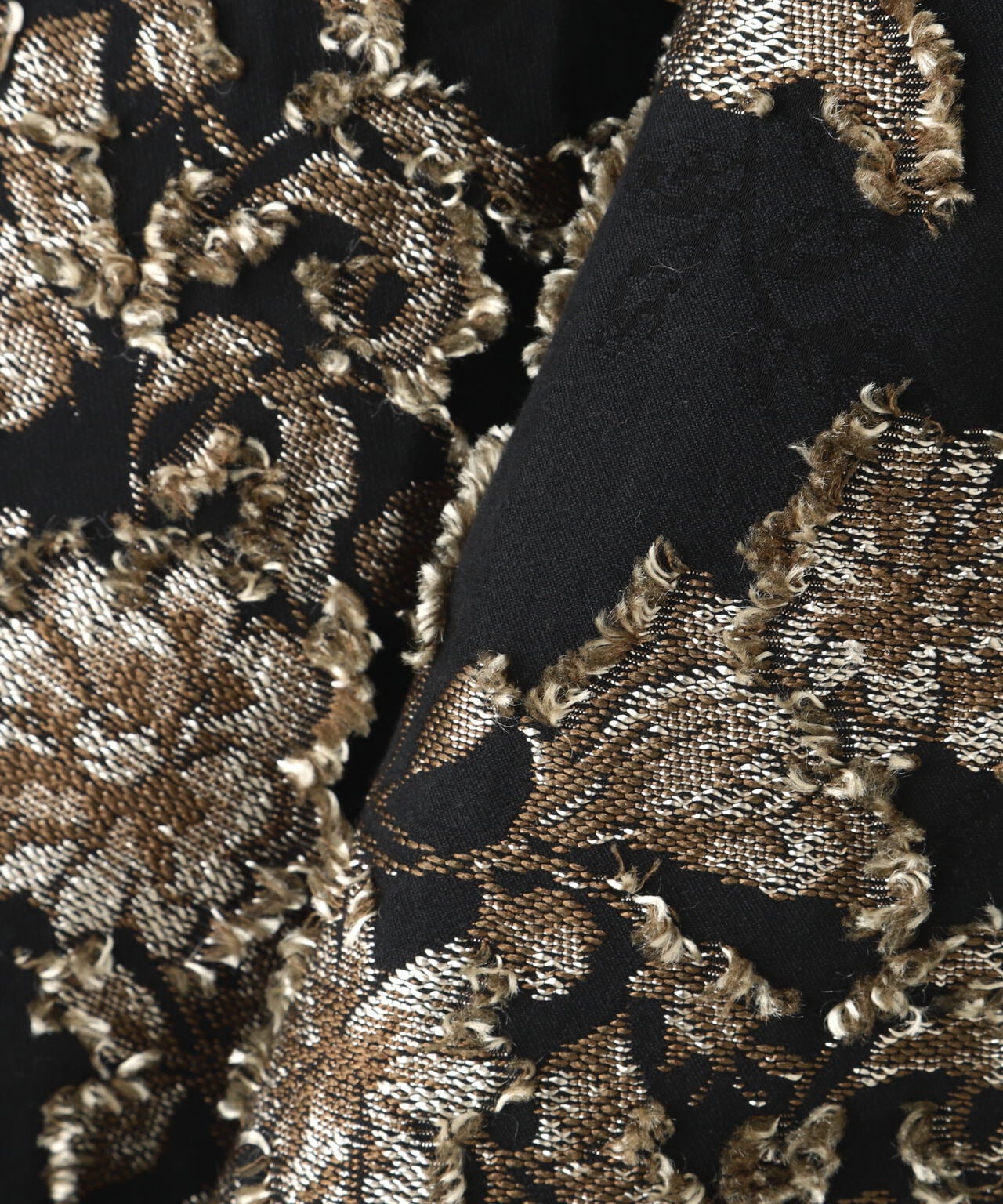 LUSOR(ルーソル)FLOWER CUT JQD SHIRT フラワージャカードシャツ