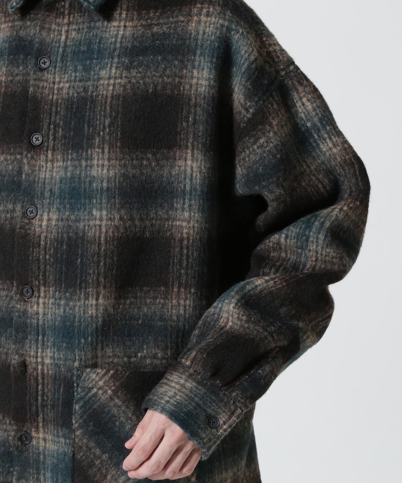 LUSOR(ルーソル)SHAGGY SHIRT シャギーシャツ
