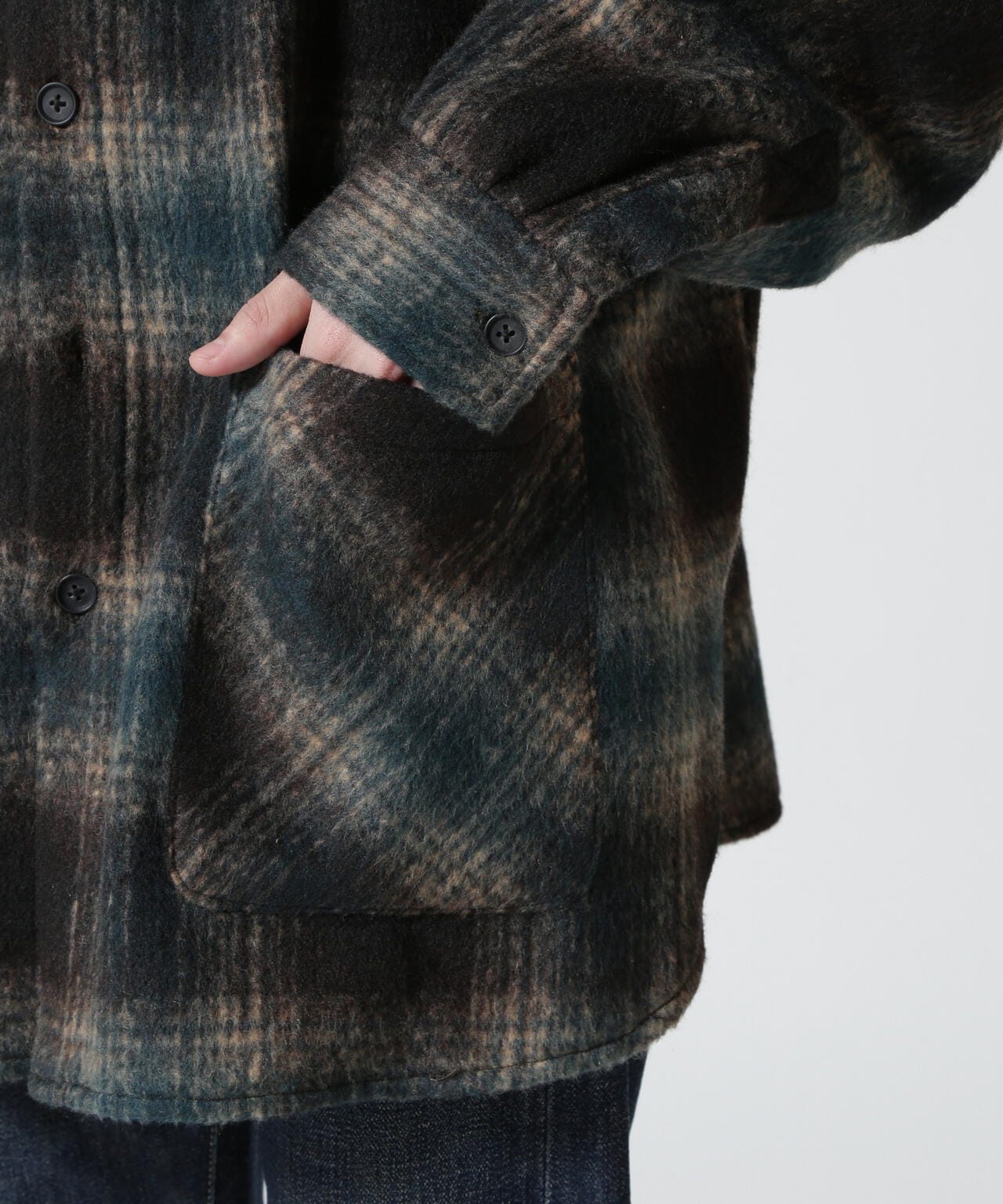 LUSOR(ルーソル)SHAGGY SHIRT シャギーシャツ