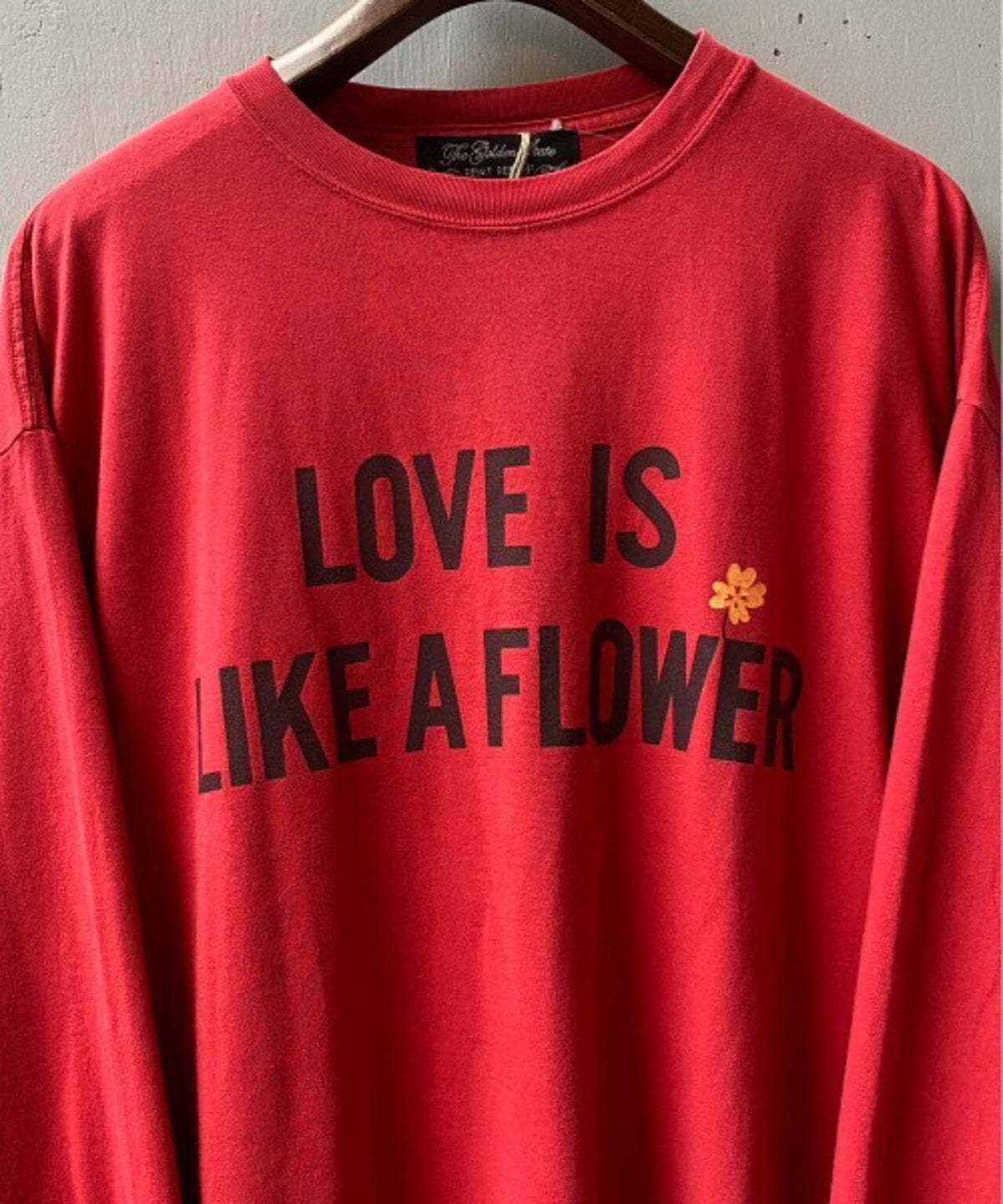 REMI RELIEF/別注LS T-SHIRT(LOVE IS LIKE A FLOWER)