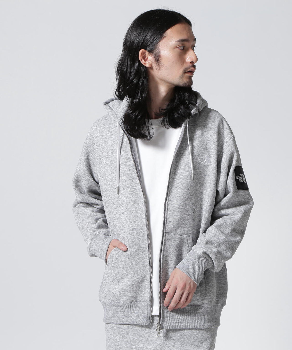 THE NORTH FACE / Square Logo Full Zip