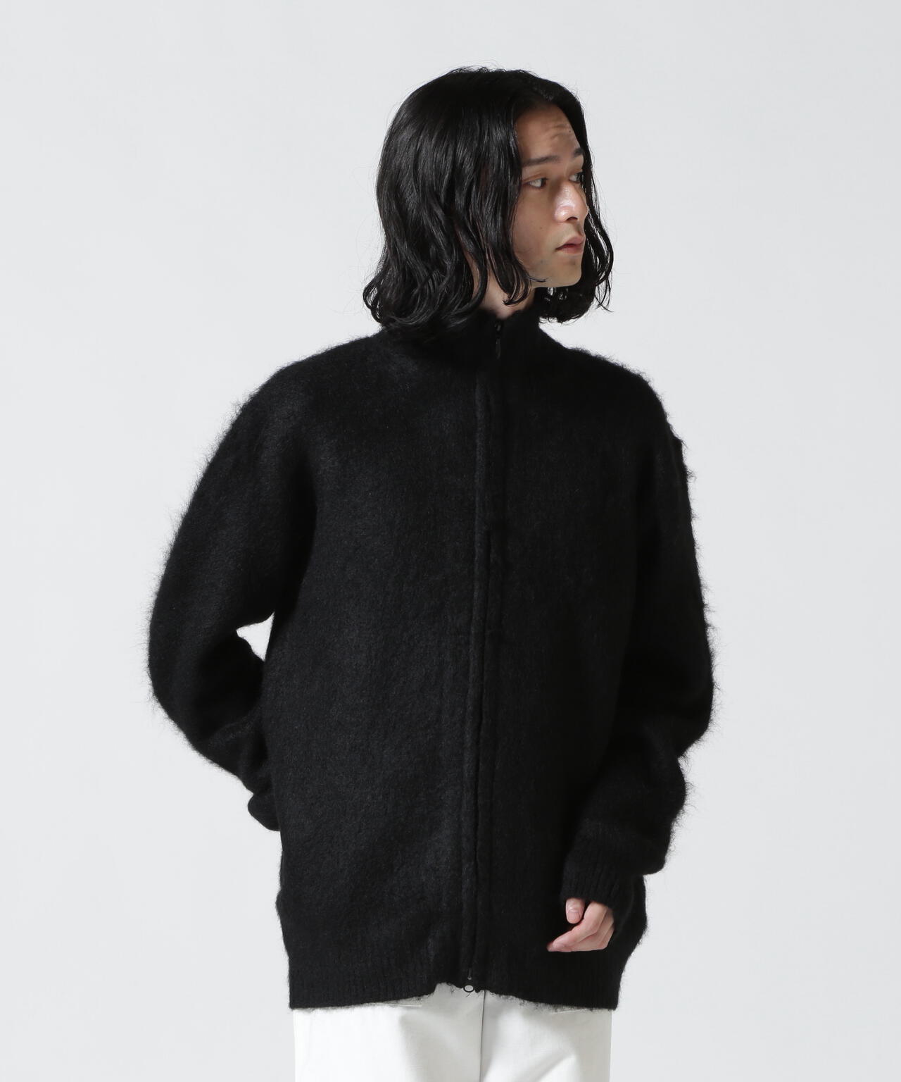 NEEDLES(ニードルズ) ZIPPED MOHAIR CARDIGAN - SOLID