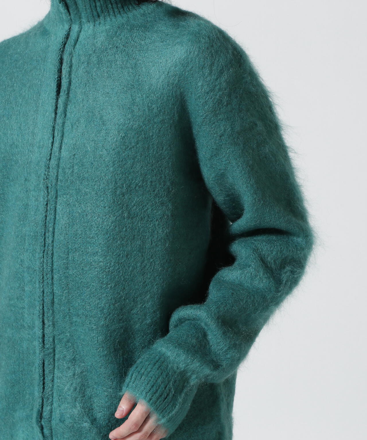 NEEDLES(ニードルズ) ZIPPED MOHAIR CARDIGAN - SOLID