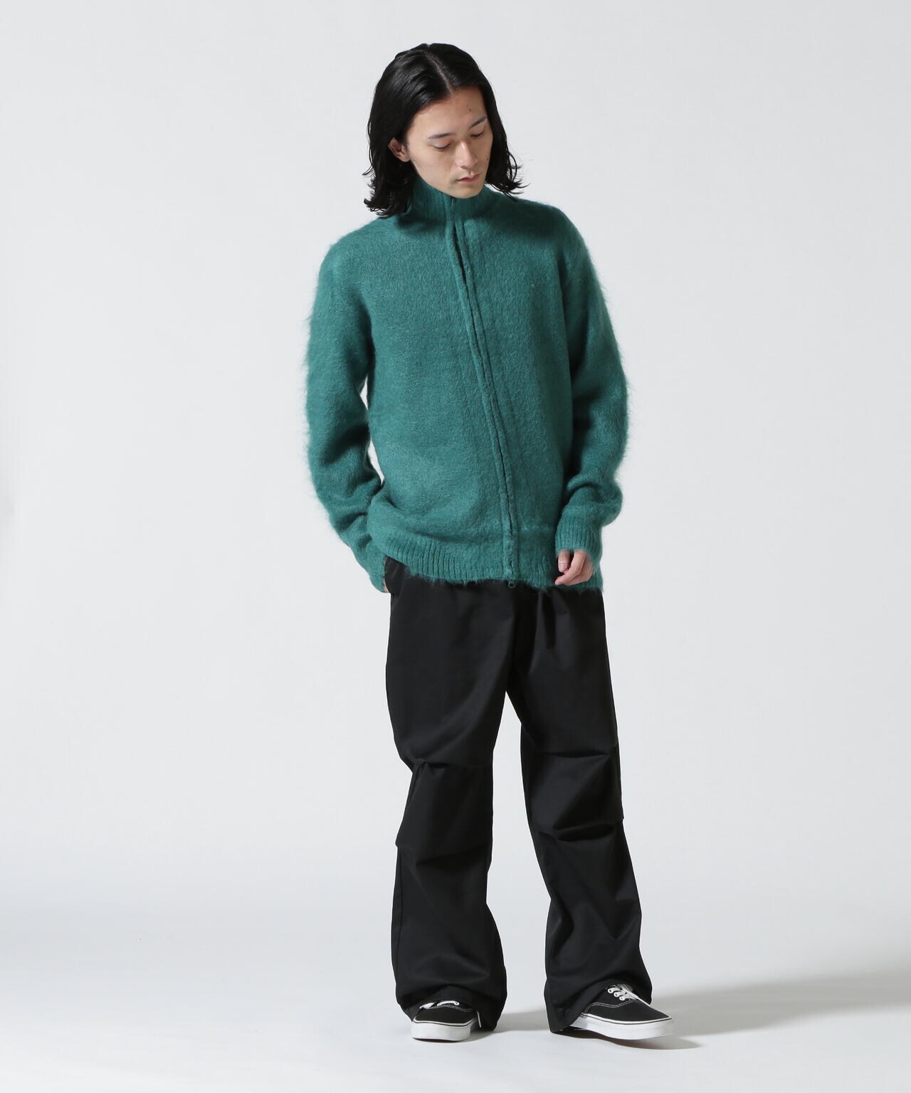 NEEDLES(ニードルズ) ZIPPED MOHAIR CARDIGAN - SOLID