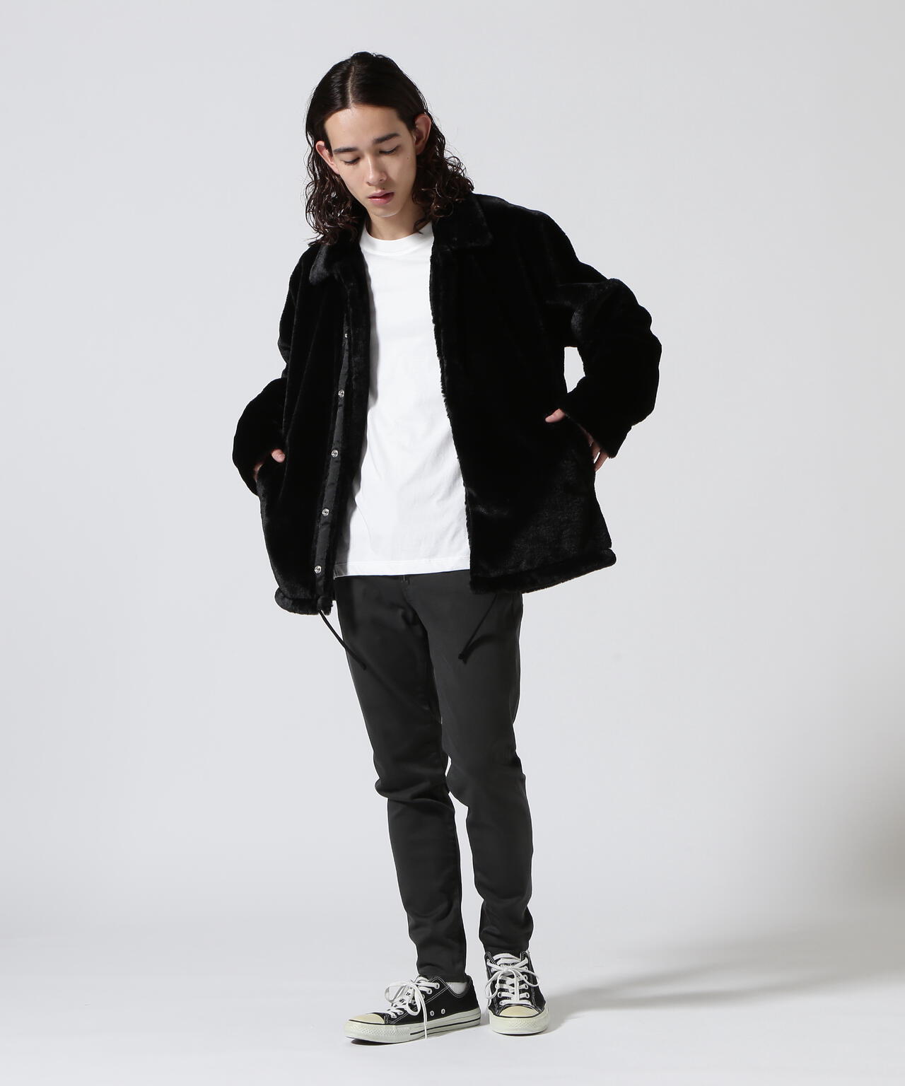 LUSOR(ルーソル)ECO FUR COACH JKT エコファーコーチジャケット
