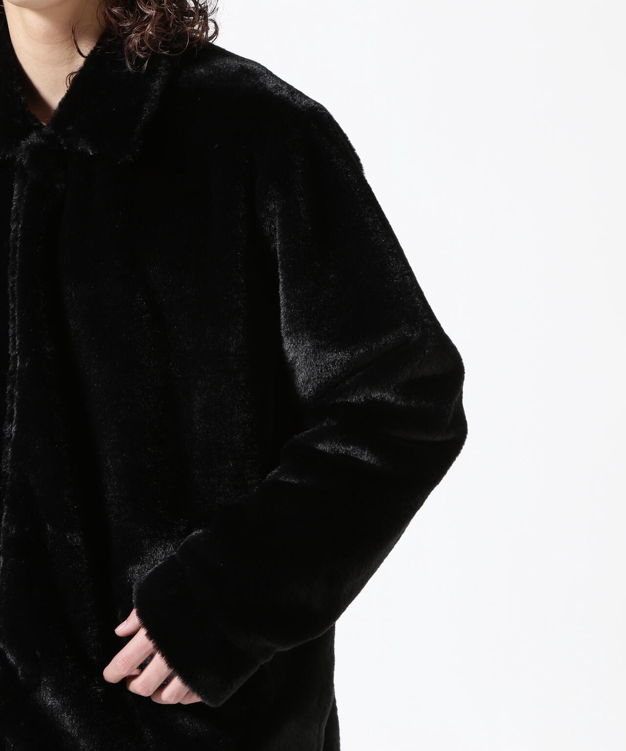 LUSOR(ルーソル)ECO FUR COACH JKT エコファーコーチジャケット