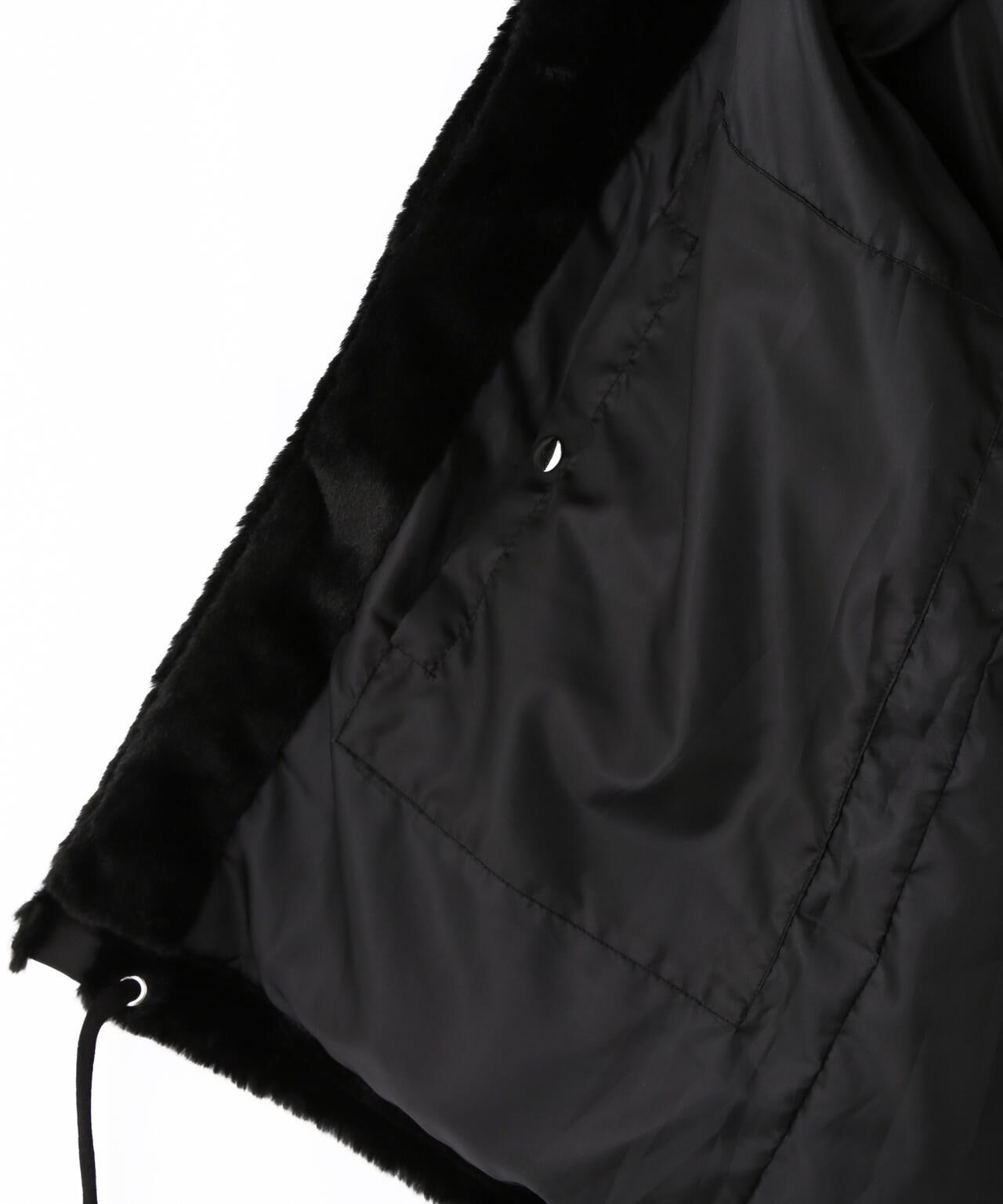 LUSOR(ルーソル)ECO FUR COACH JKT エコファーコーチジャケット