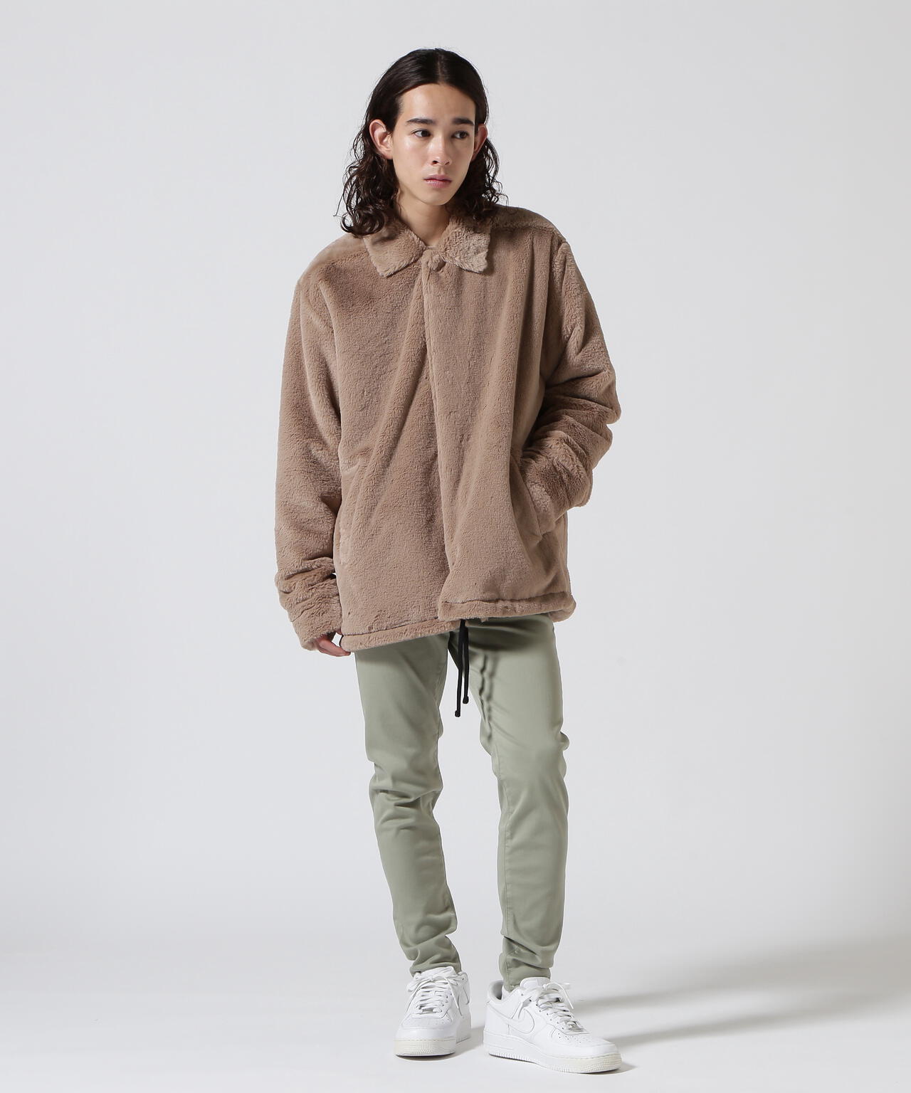 LUSOR(ルーソル)ECO FUR COACH JKT エコファーコーチジャケット