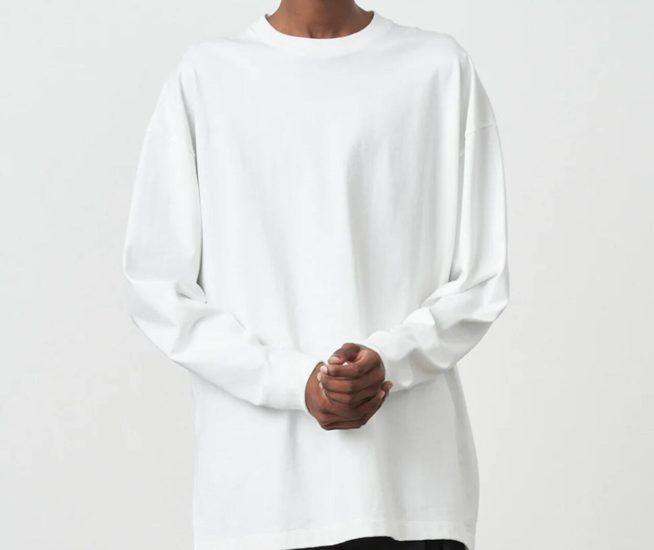 ATON(エイトン)SUPIMA AIR 12/- | OVERSIZED LONGSLEEVE T-SHIRT