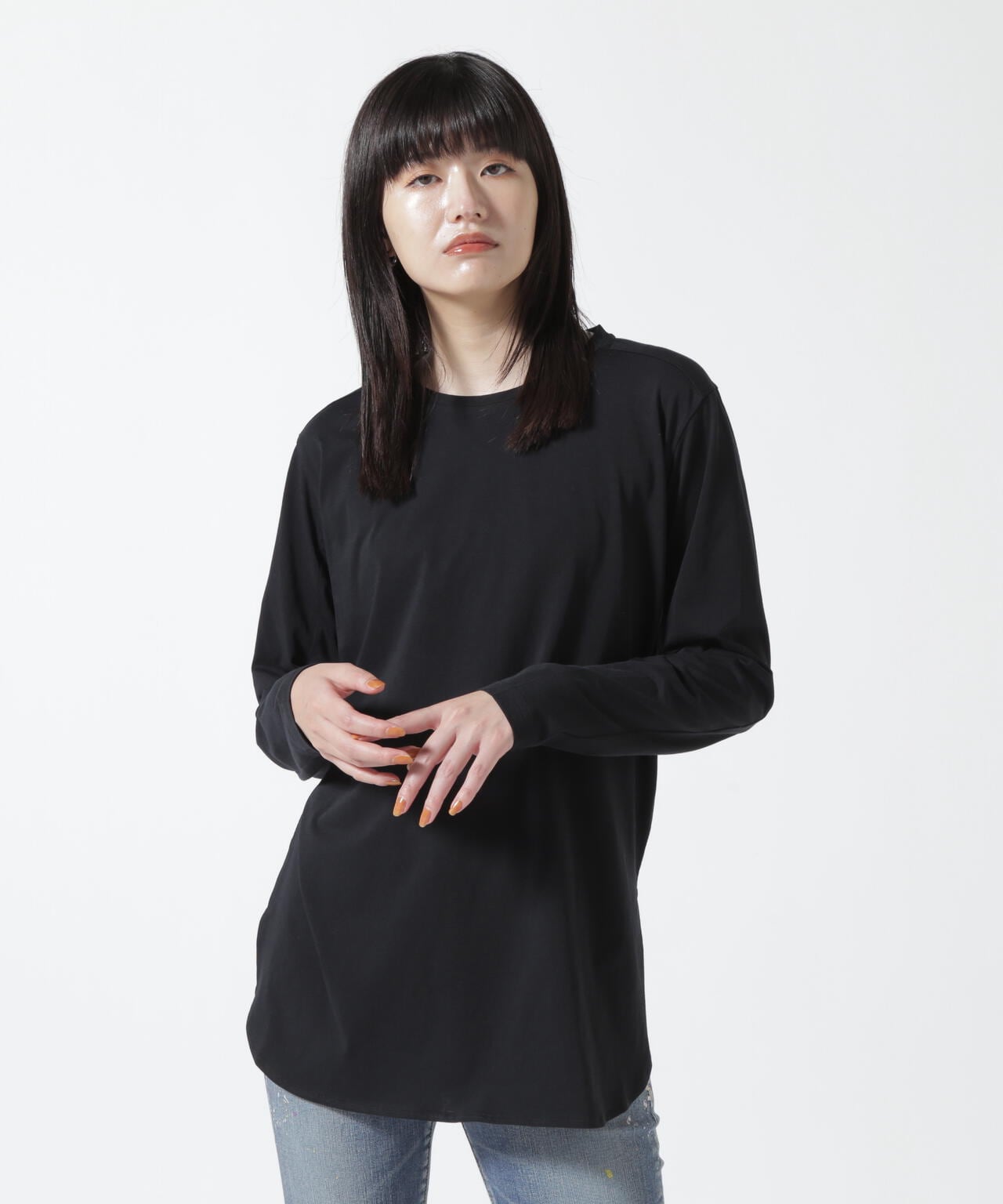 DROIT BELLO(ドロイトベロ)裾ラウンドロンT2