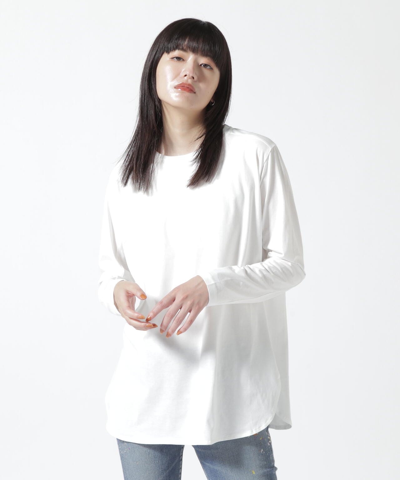 DROIT BELLO(ドロイトベロ)裾ラウンドロンT2