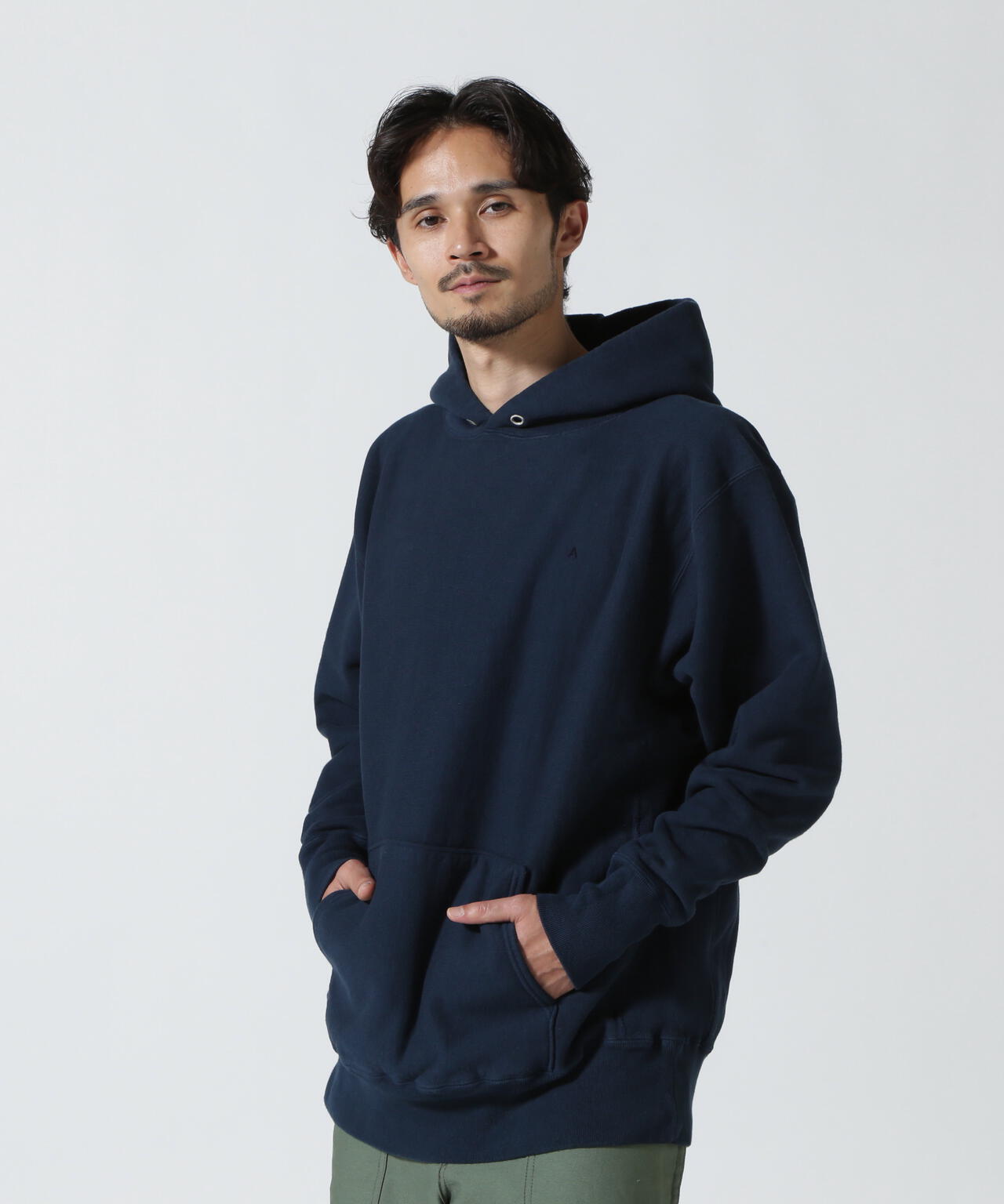 ATON (エイトン)x B'2nd 別注GARMENT DYE URAKE HOODIE