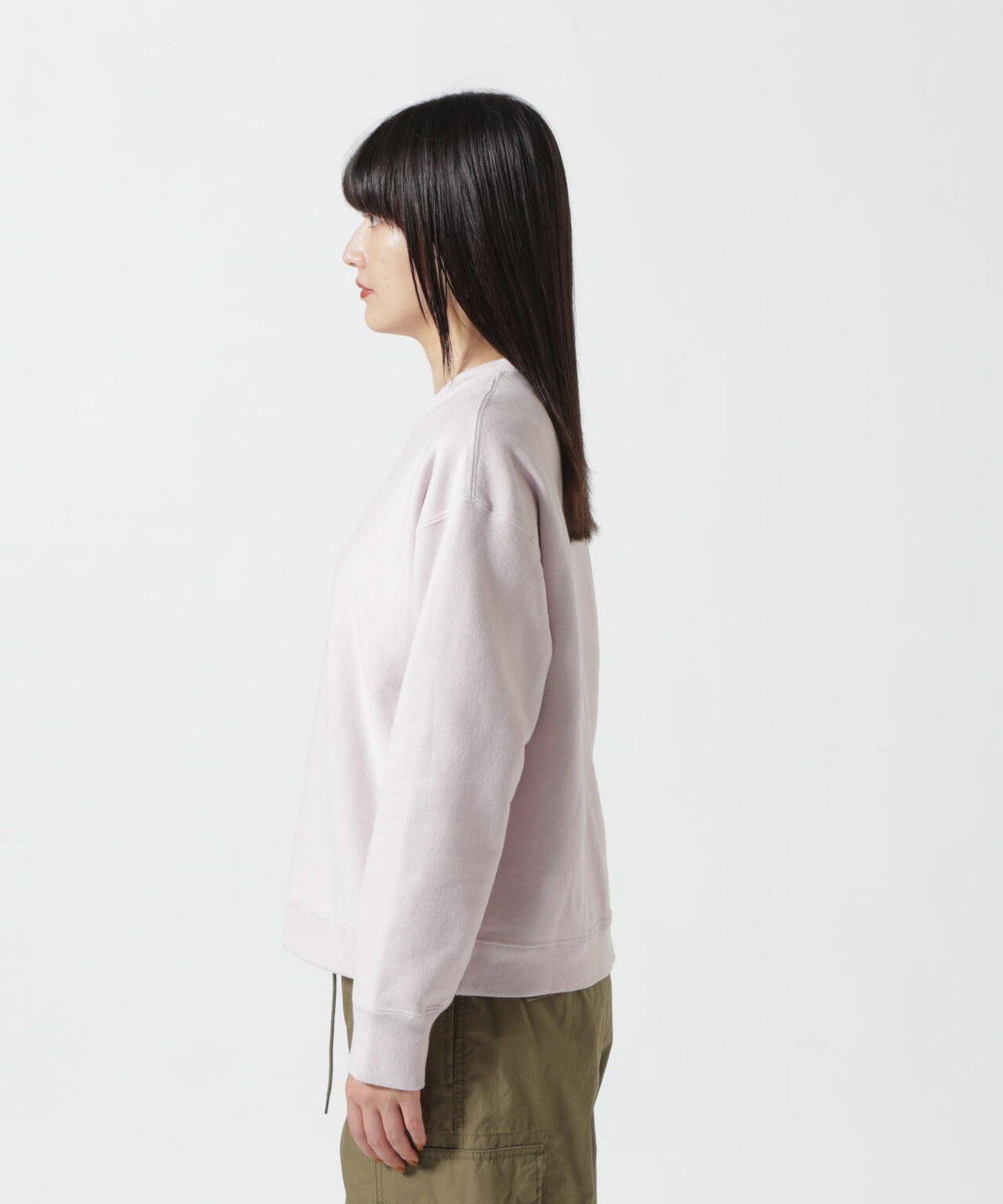 ATON (エイトン) NATURAL DYE URAKE OVERSIZED SWEAT SHIRT