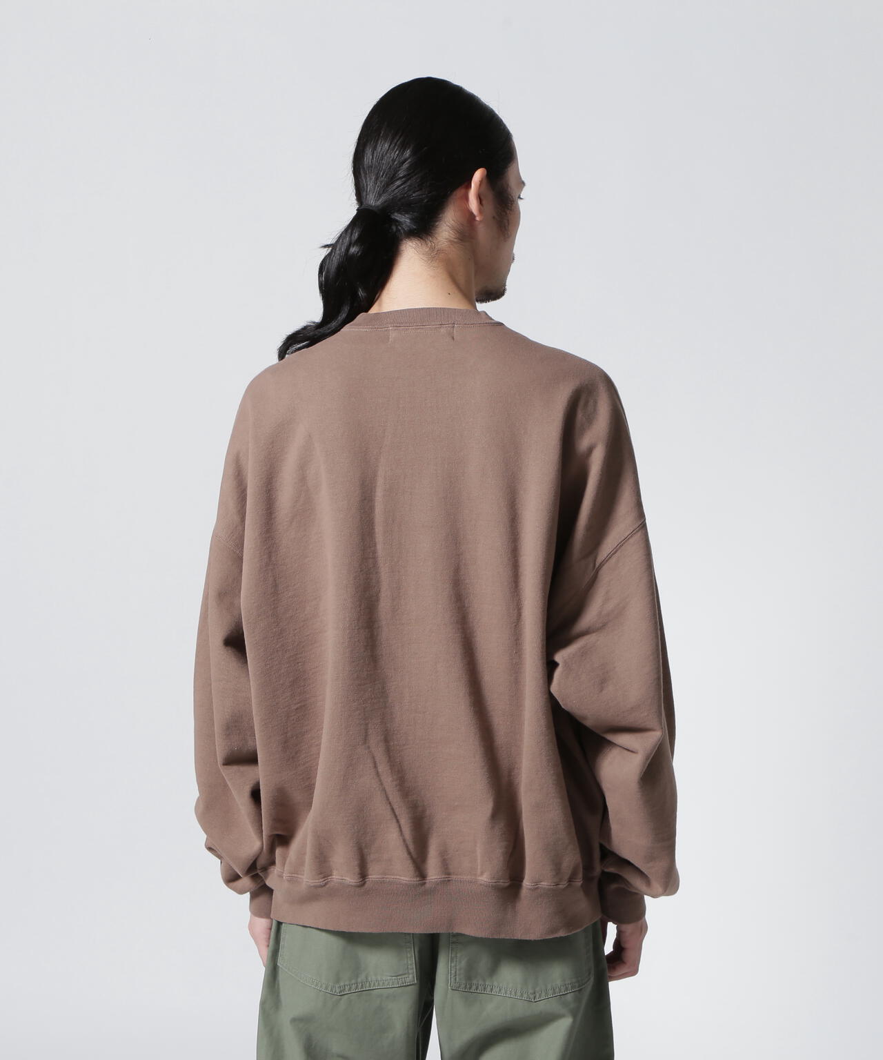 REMI RELIEF(レミレリーフ) 別注LW加工裏毛BIGサイズクルースウェット