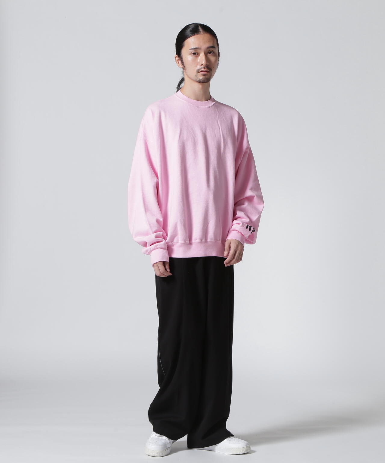 REMI RELIEF(レミレリーフ) 別注LW加工裏毛BIGサイズクルースウェット