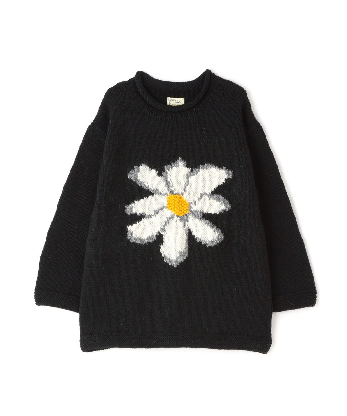 MacMahon Knitting Mills/マクマホンニッティングミルズ Roll Neck Knit-Flower