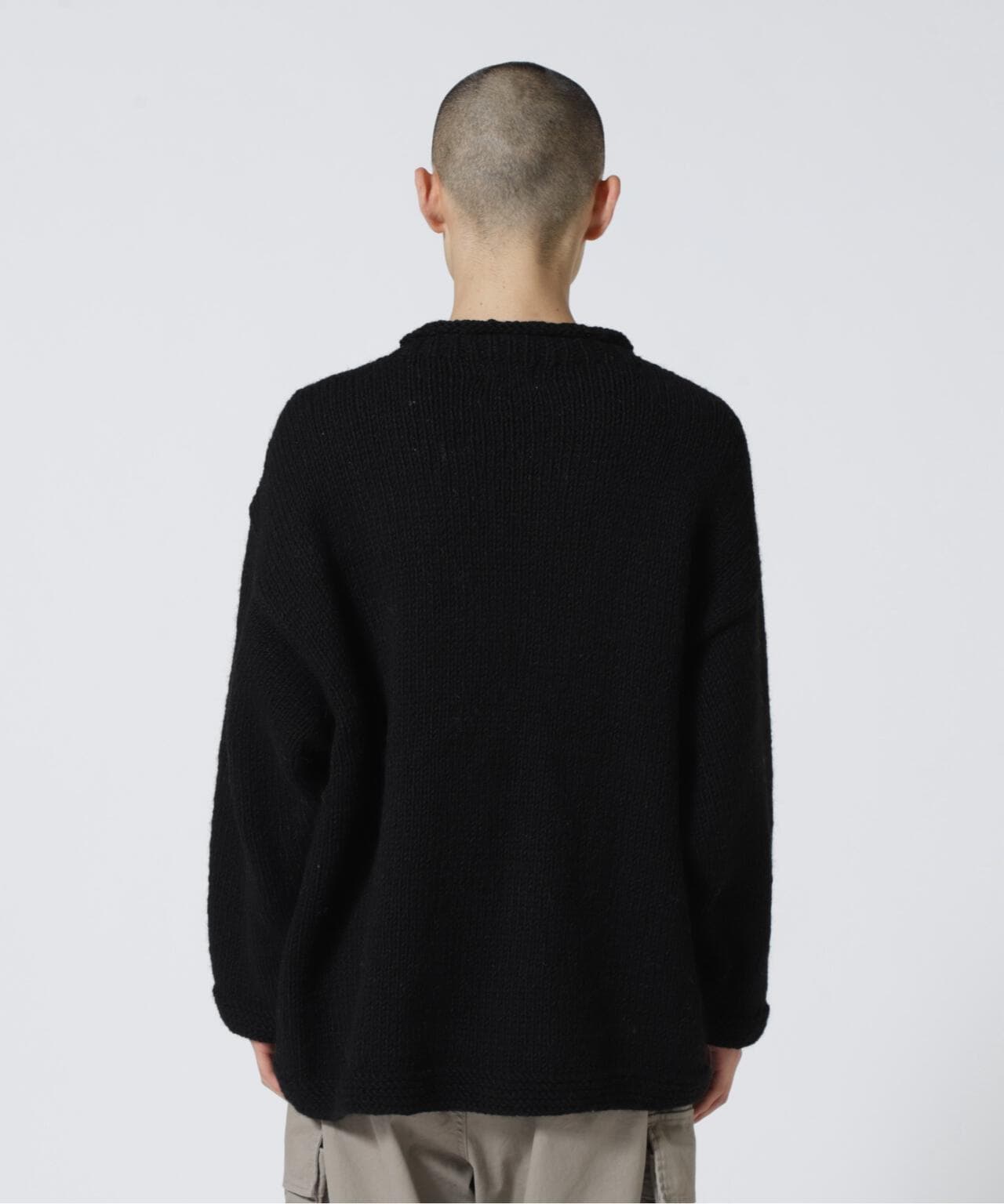 MacMahon Knitting Mills/マクマホンニッティングミルズ Roll Neck Knit-Flower