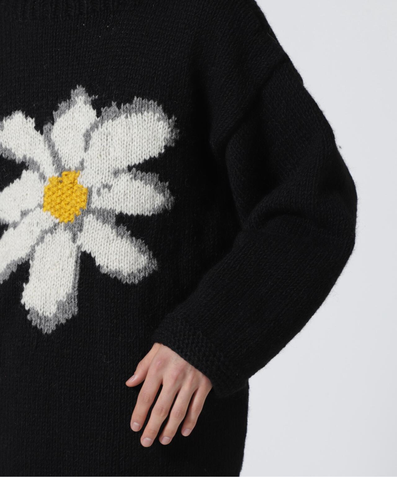 MacMahon Knitting Mills/マクマホンニッティングミルズ Roll Neck Knit-Flower