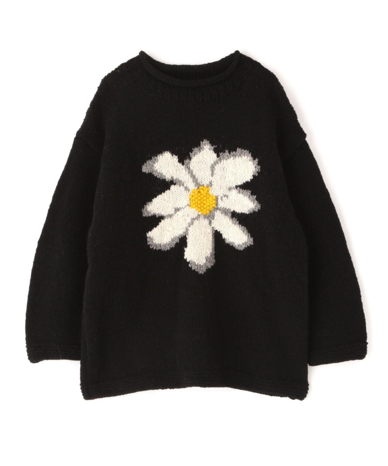 MacMahon Knitting Mills/マクマホンニッティングミルズ Roll Neck Knit-Flower