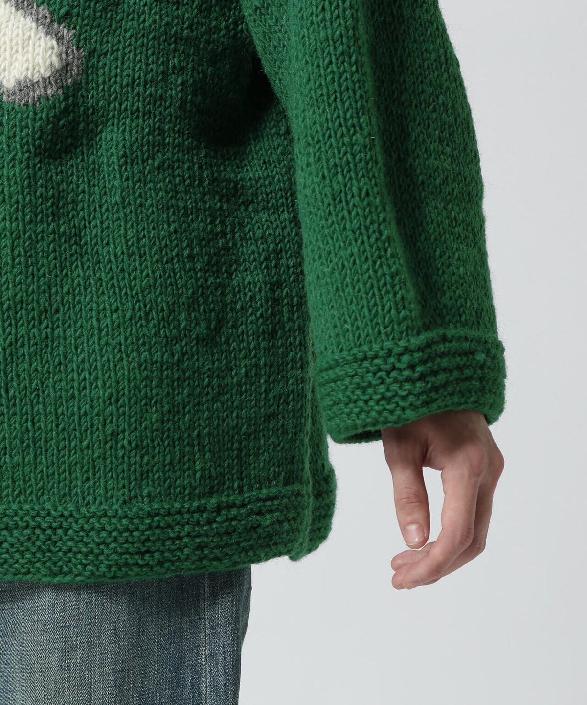 MacMahon Knitting Mills/マクマホンニッティングミルズ Roll Neck Knit-Flower
