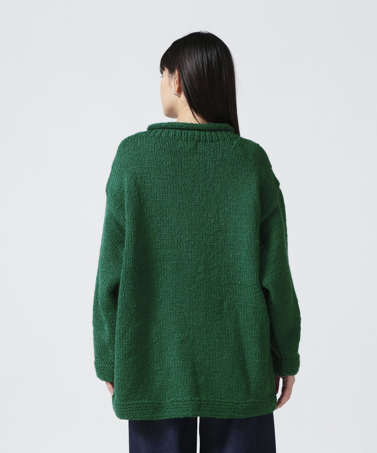 MacMahon Knitting Mills/マクマホンニッティングミルズ Roll Neck Knit-Flower