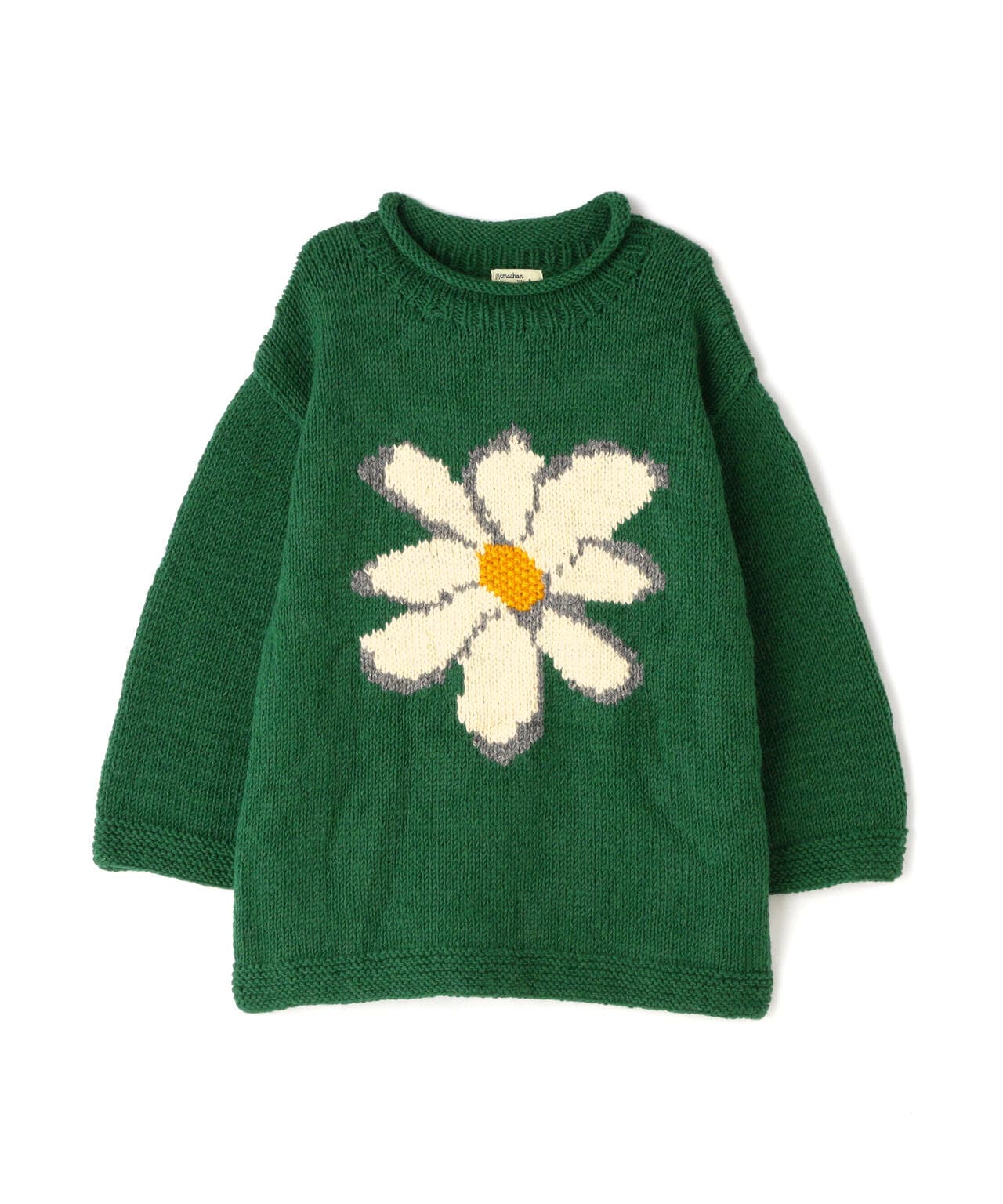 MacMahon Knitting Mills/マクマホンニッティングミルズ Roll Neck Knit-Flower