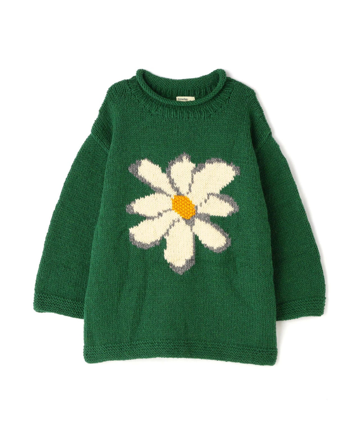 MacMahon Knitting Mills/マクマホンニッティングミルズ Roll Neck Knit-Flower