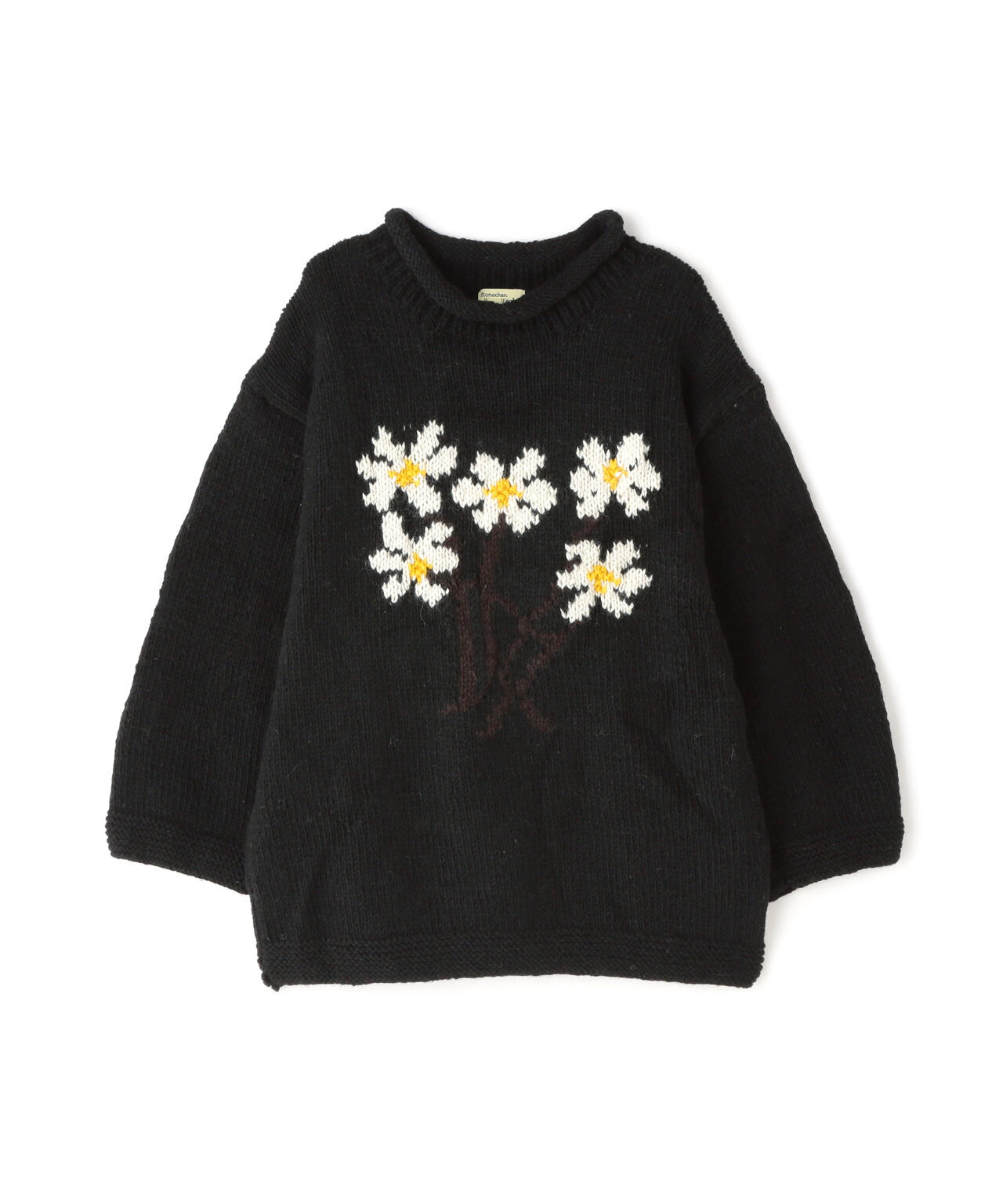 MacMahon Knitting Mills / Roll Neck Knit-5 Flower