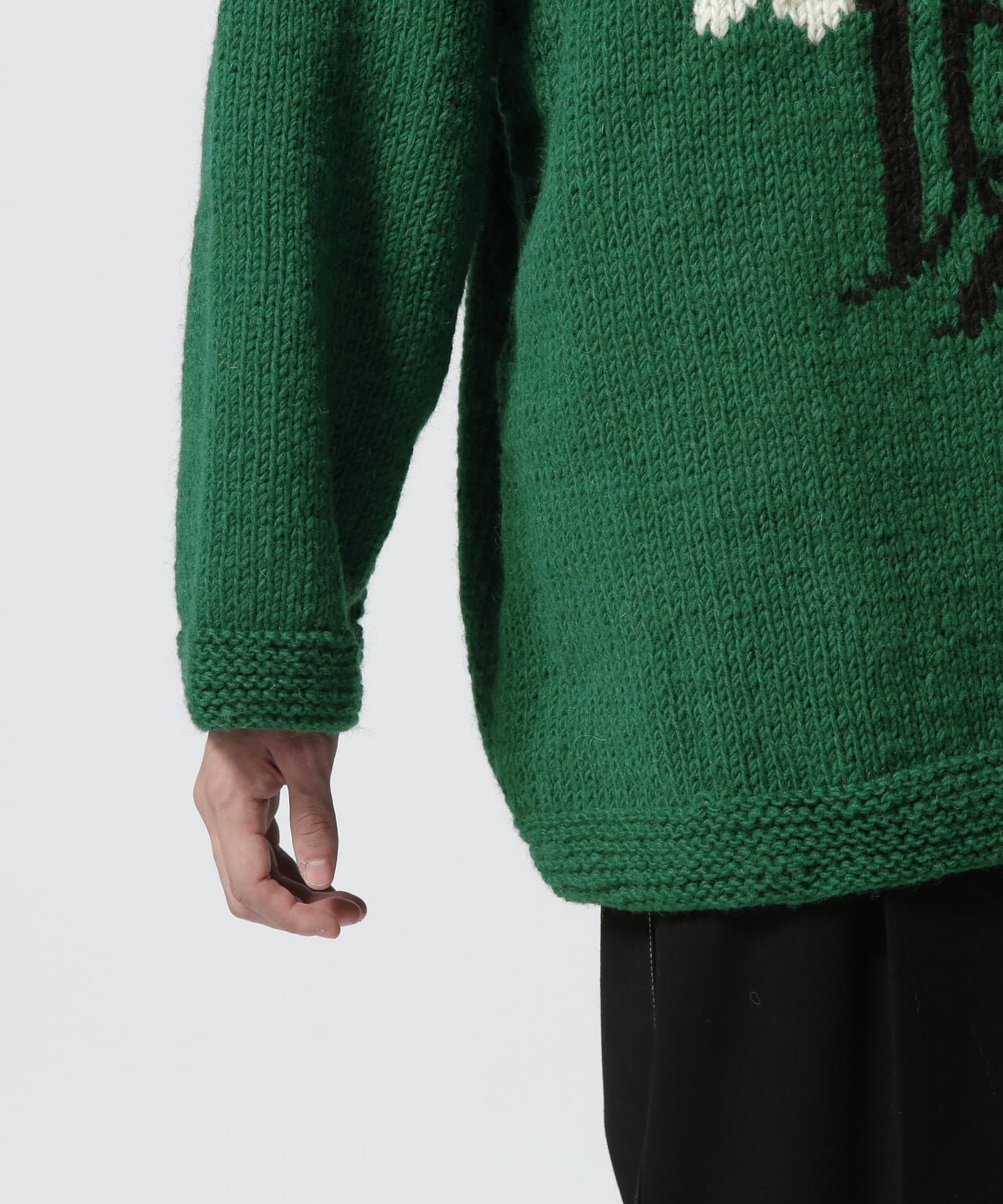 MacMahon Knitting Mills / Roll Neck Knit-5 Flower