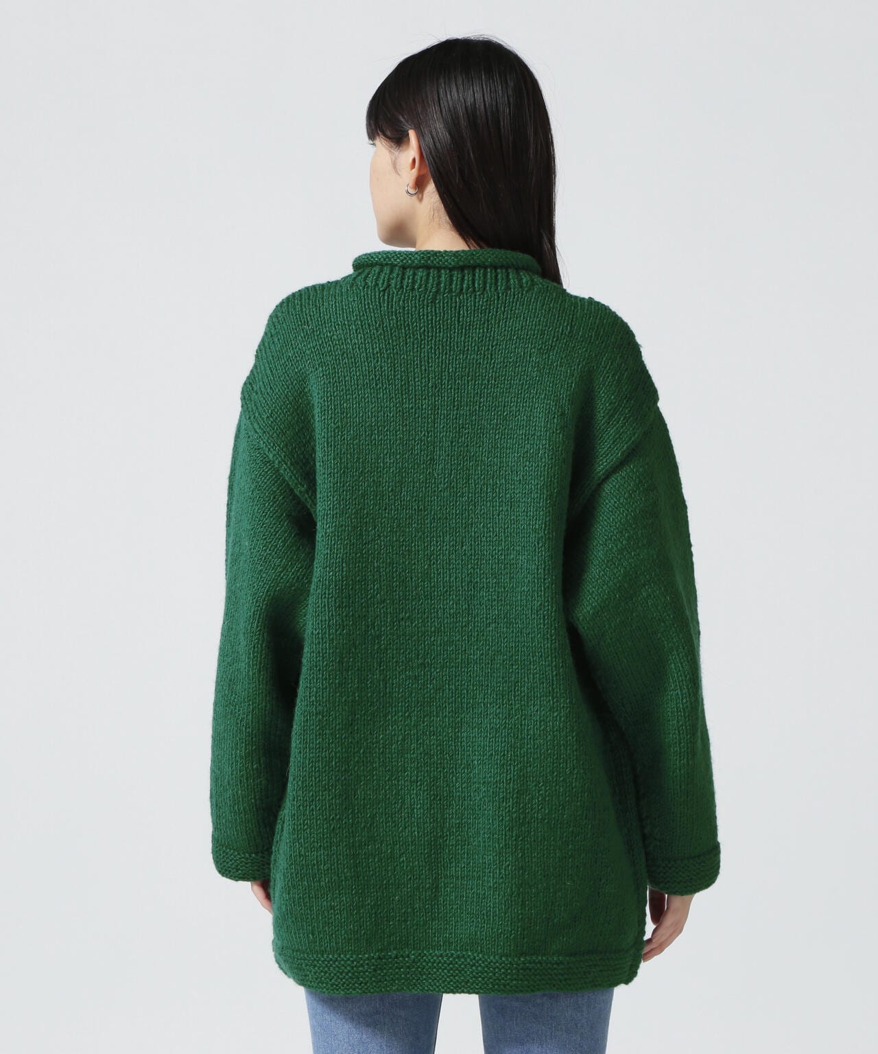 MacMahon Knitting Mills / Roll Neck Knit-5 Flower