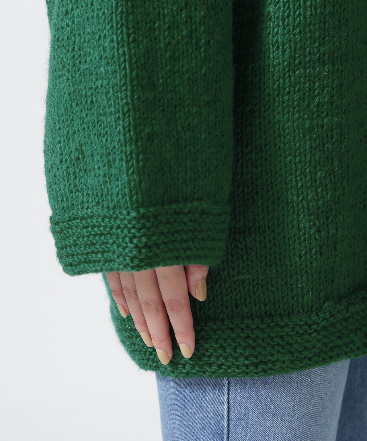 MacMahon Knitting Mills / Roll Neck Knit-5 Flower