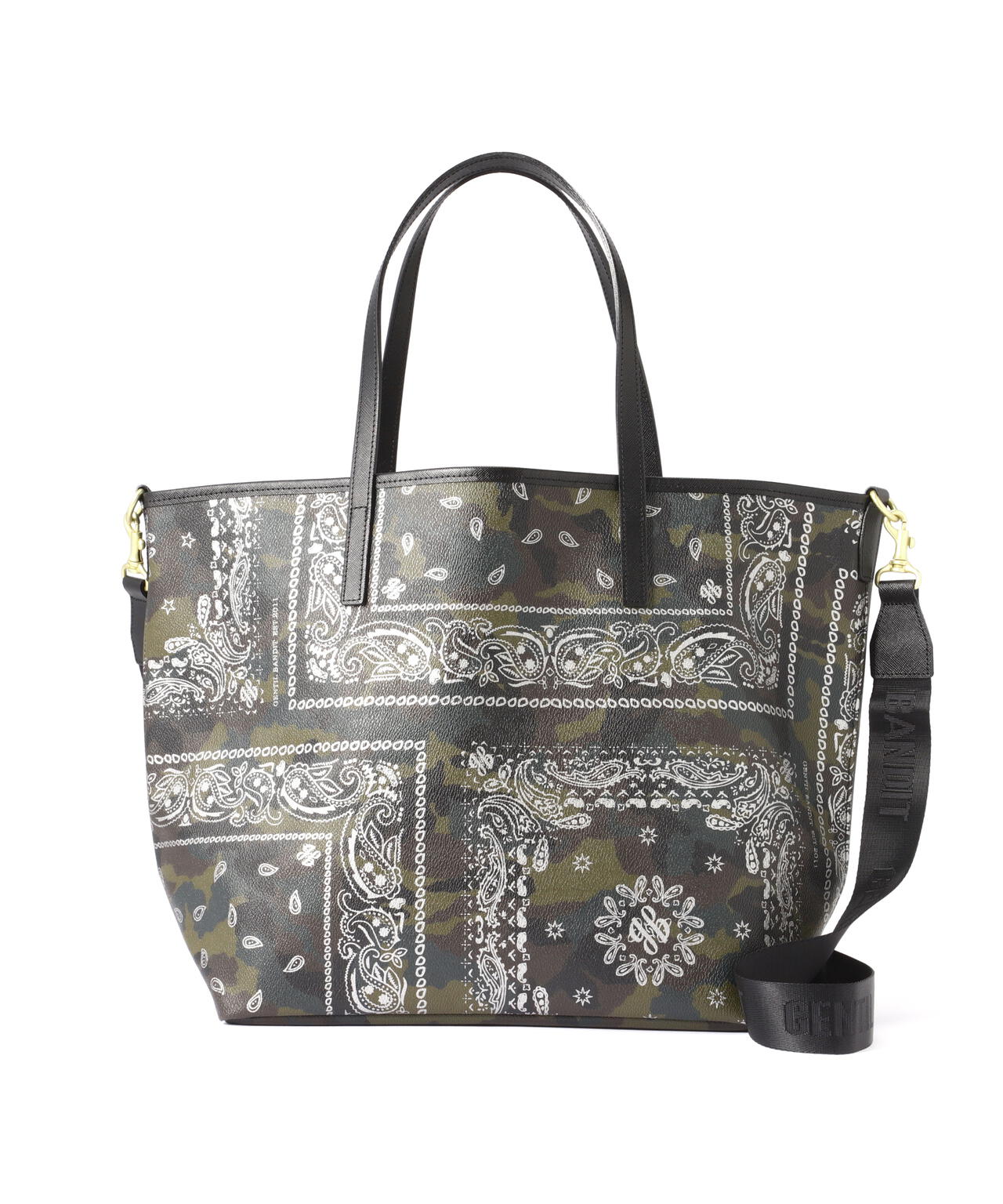 GENTIL BANDIT(ジャンティバンティ)11周年限定トートバッグ バンダナMMトート KCM カーキカモ