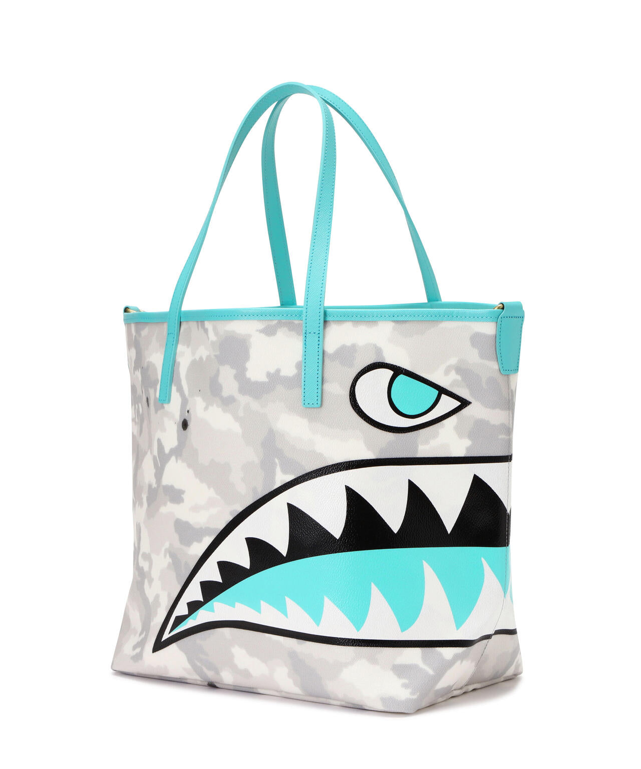 GENTIL BANDIT(ジャンティバンティ)xB'2nd別注カラートートバッグ SHARK MM-WHITE