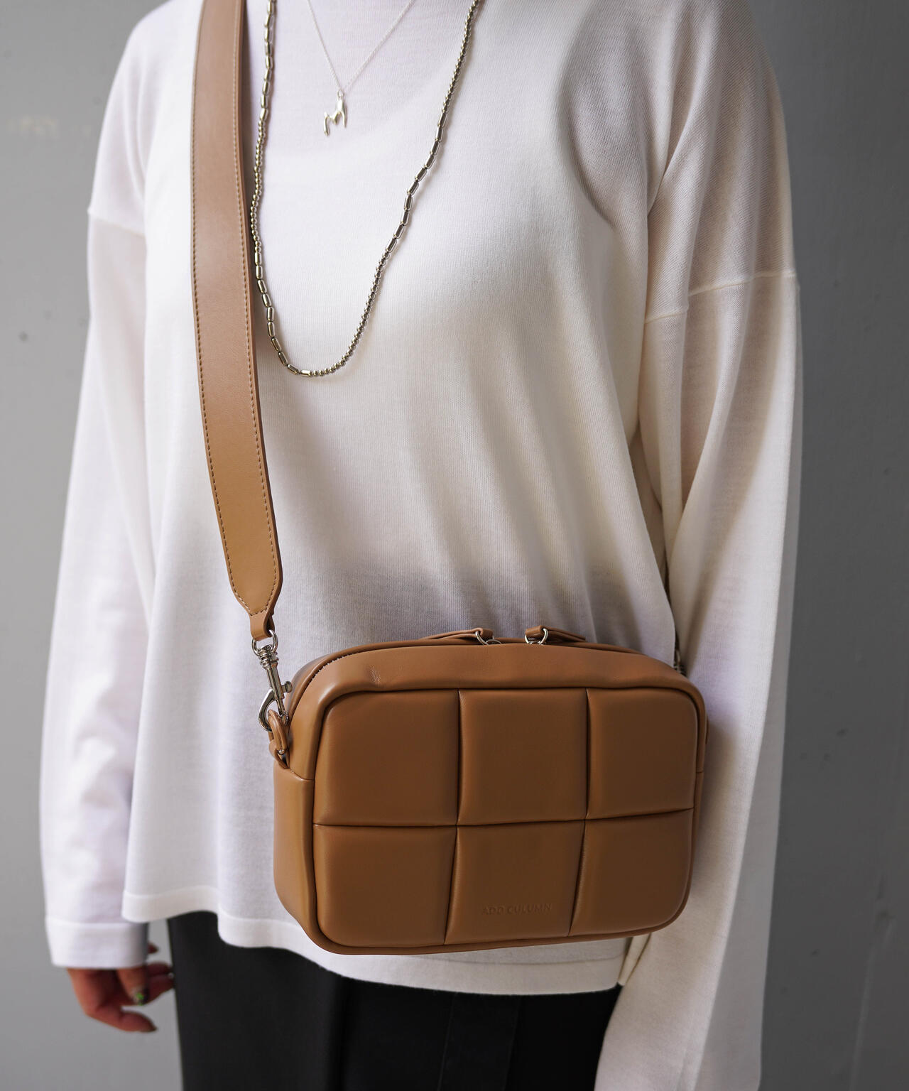 ADD CULUMN(アドカラム) PUFF-CROSS BODY/ショルダーバック