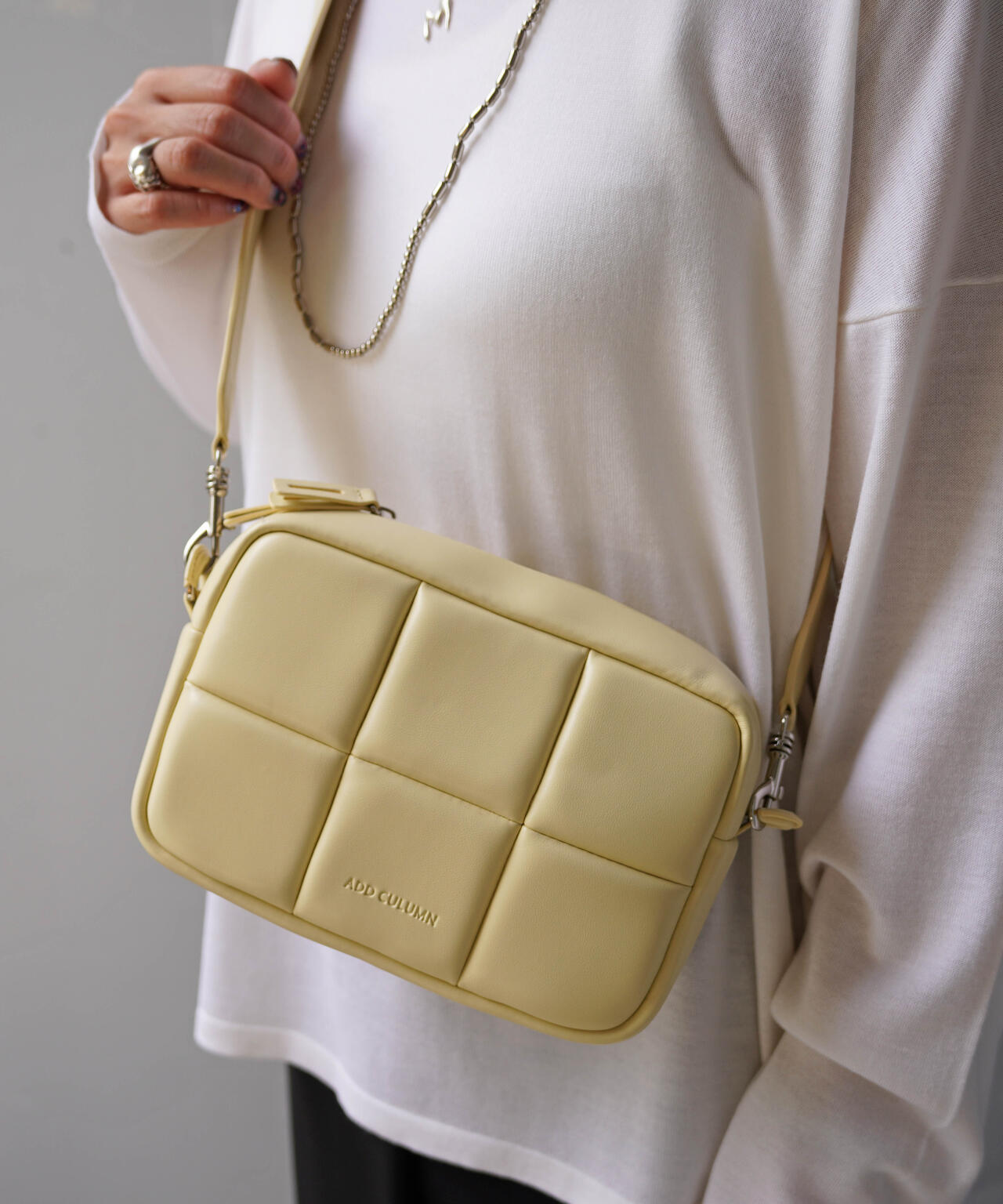 ADD CULUMN(アドカラム) PUFF-CROSS BODY/ショルダーバック