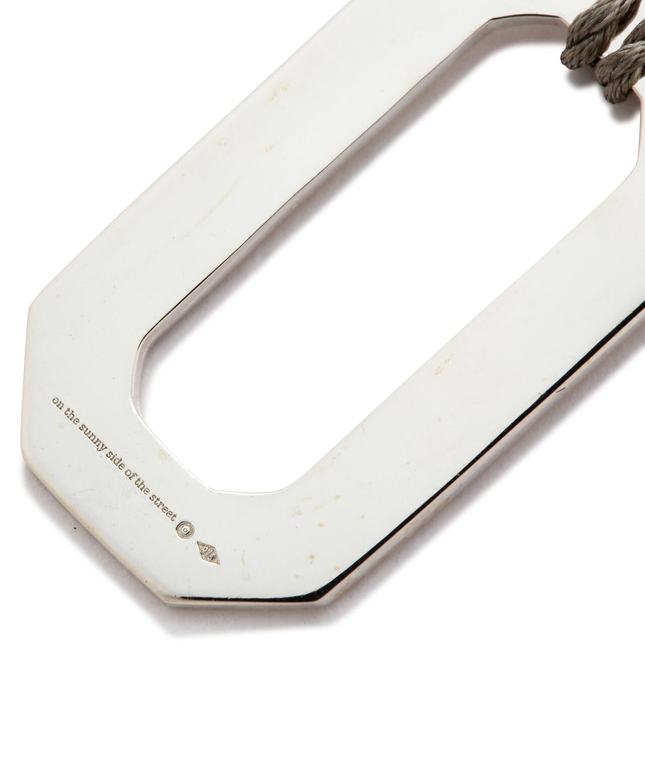 on the sunny side of the street / Small Octagonal Top necklace